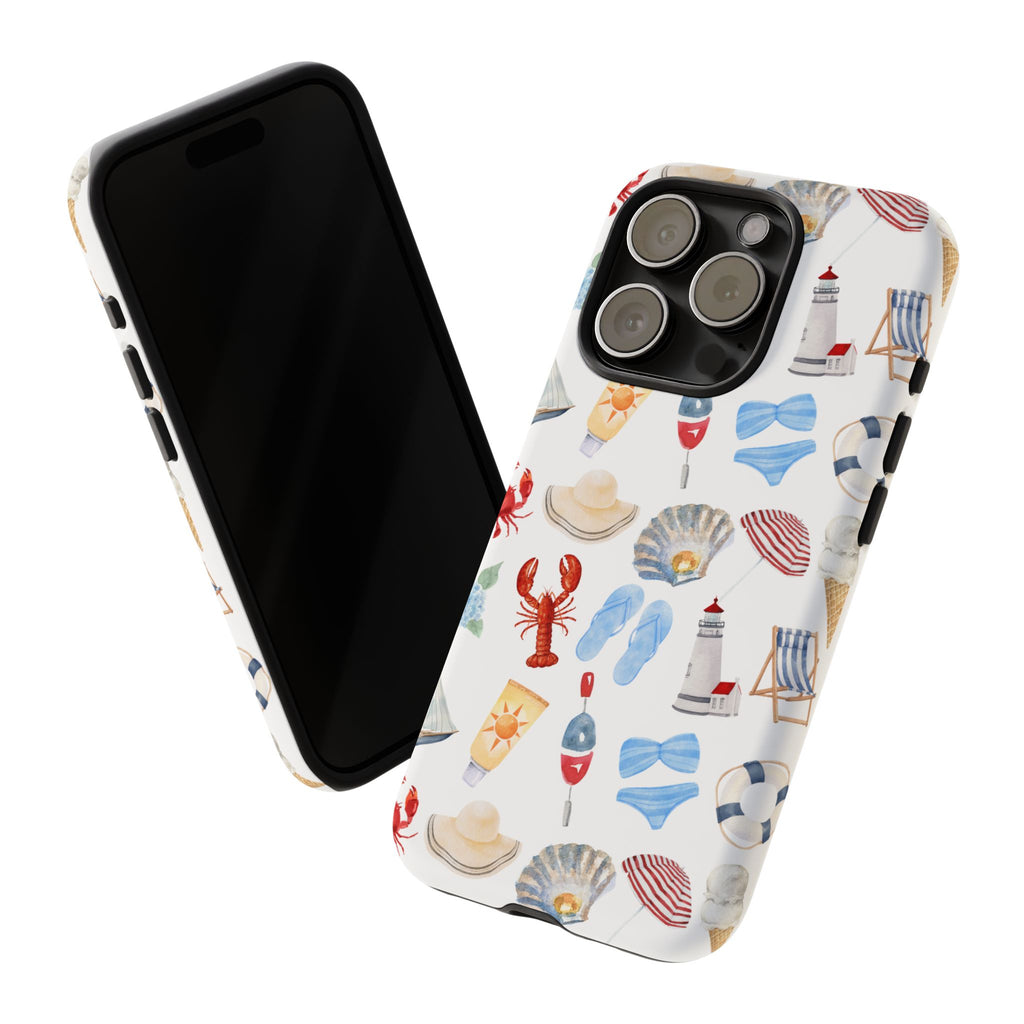 Coastal Beach Pattern Phone Case