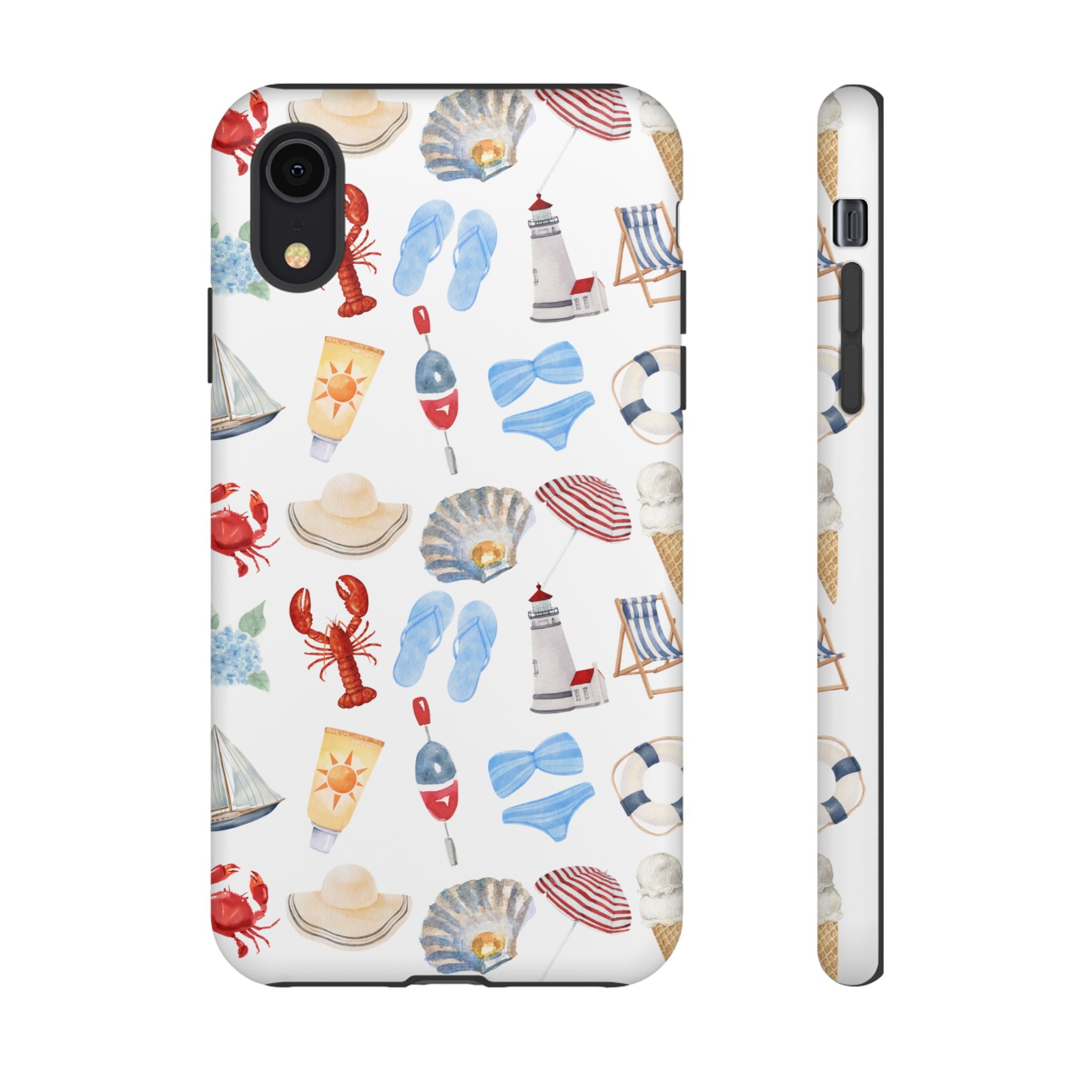 Coastal Beach Pattern Phone Case