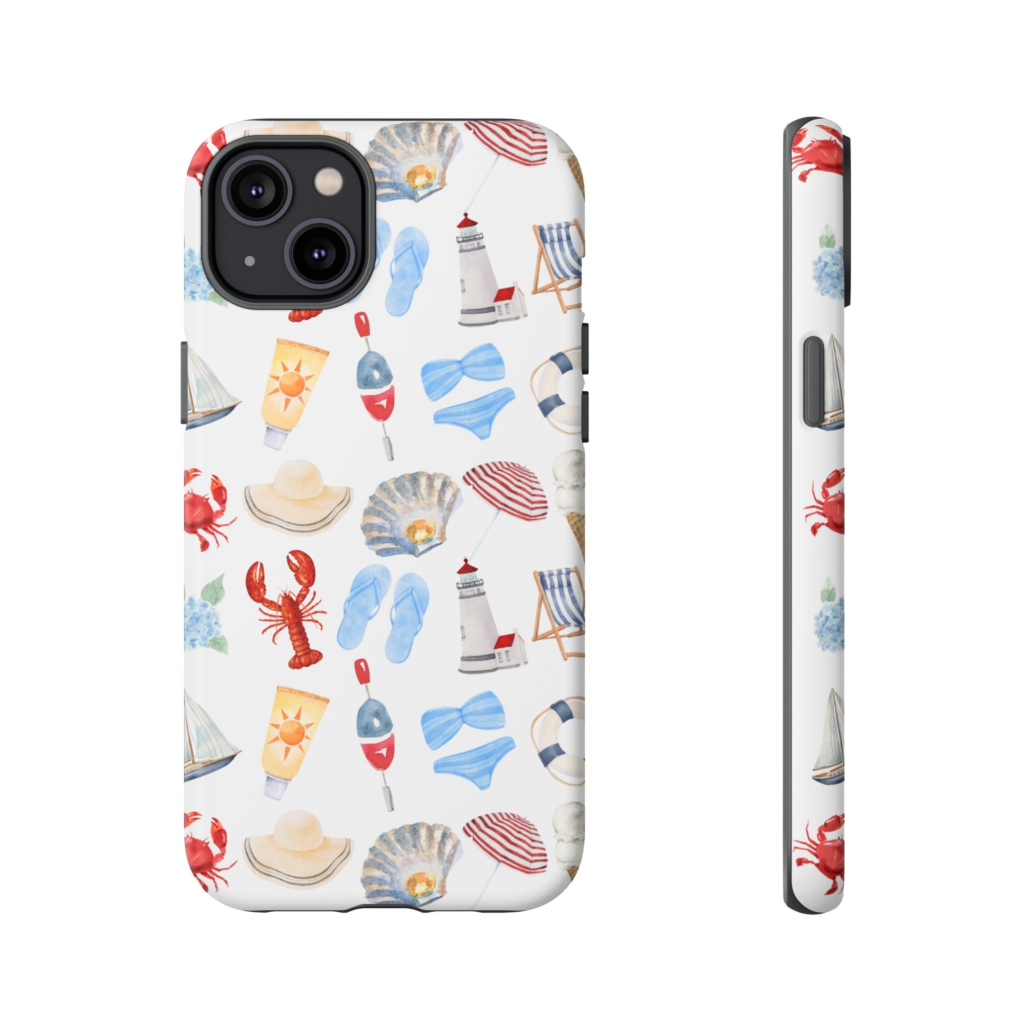 Coastal Beach Pattern Phone Case