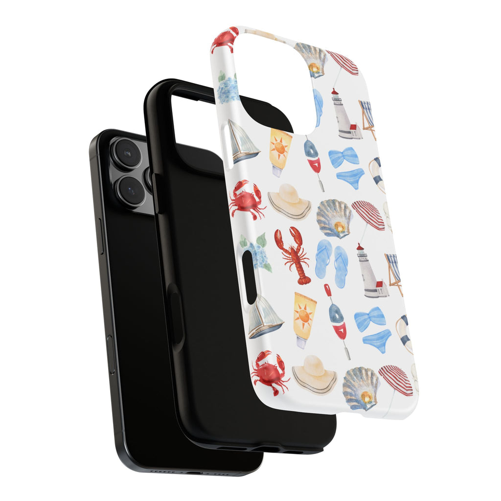 Coastal Beach Pattern Phone Case