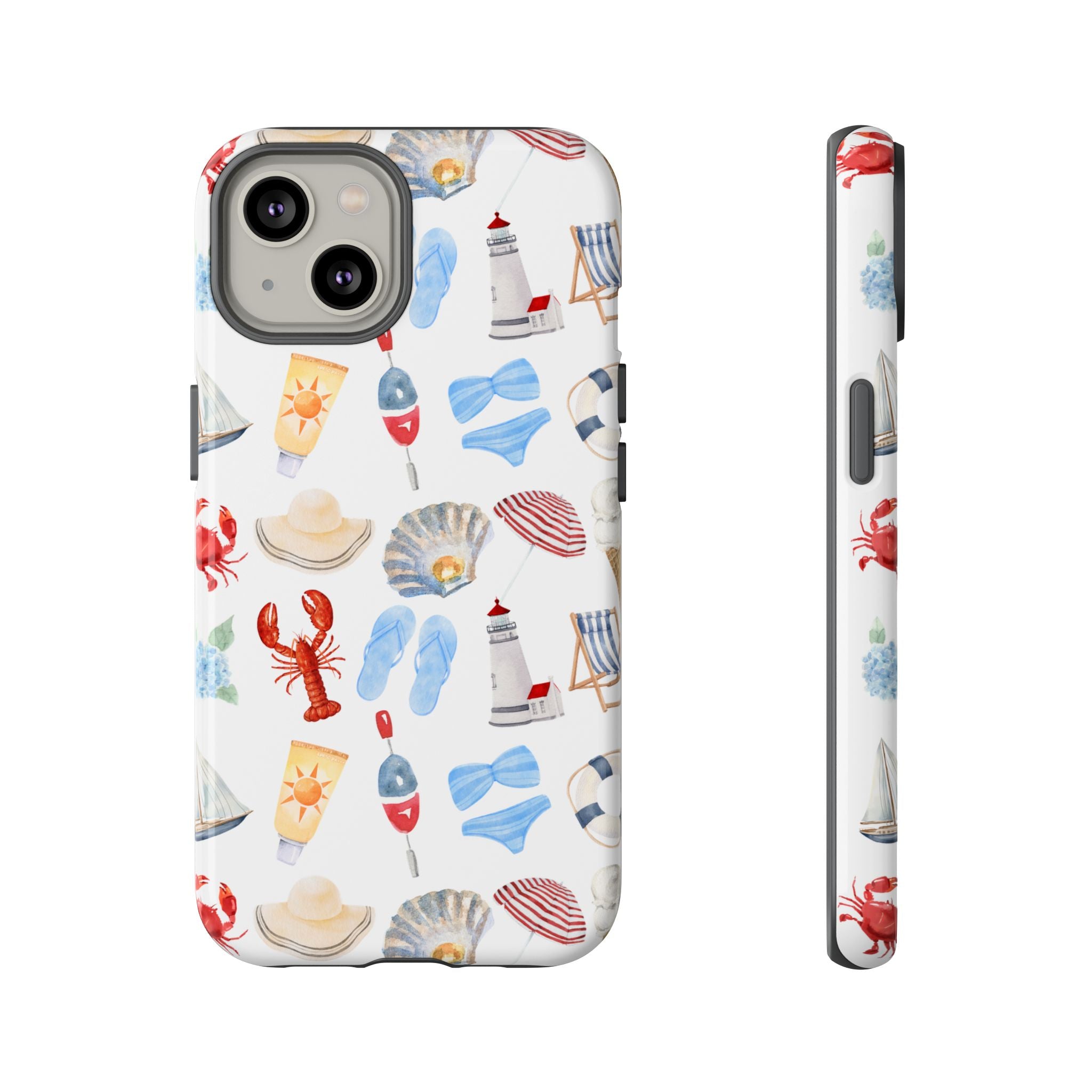 Coastal Beach Pattern Phone Case