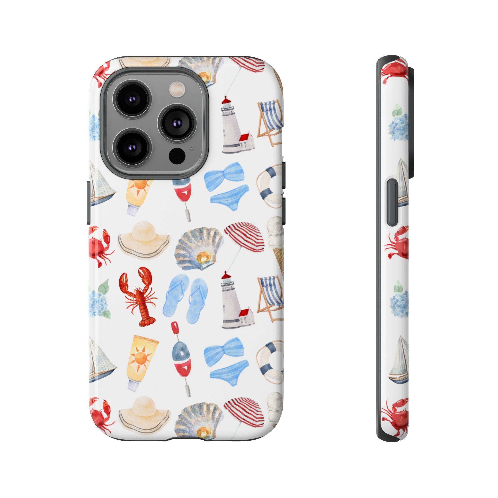 Coastal Beach Pattern Phone Case