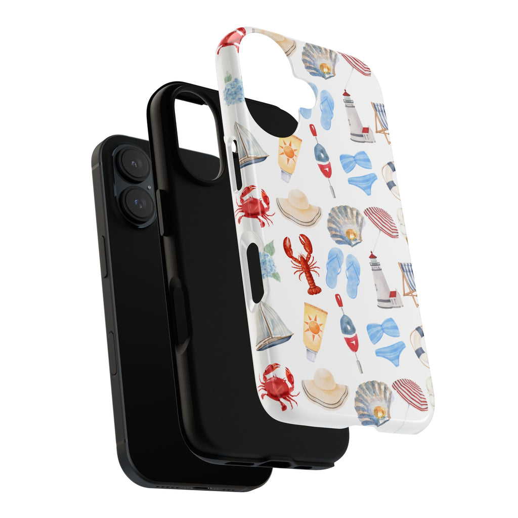 Coastal Beach Pattern Phone Case