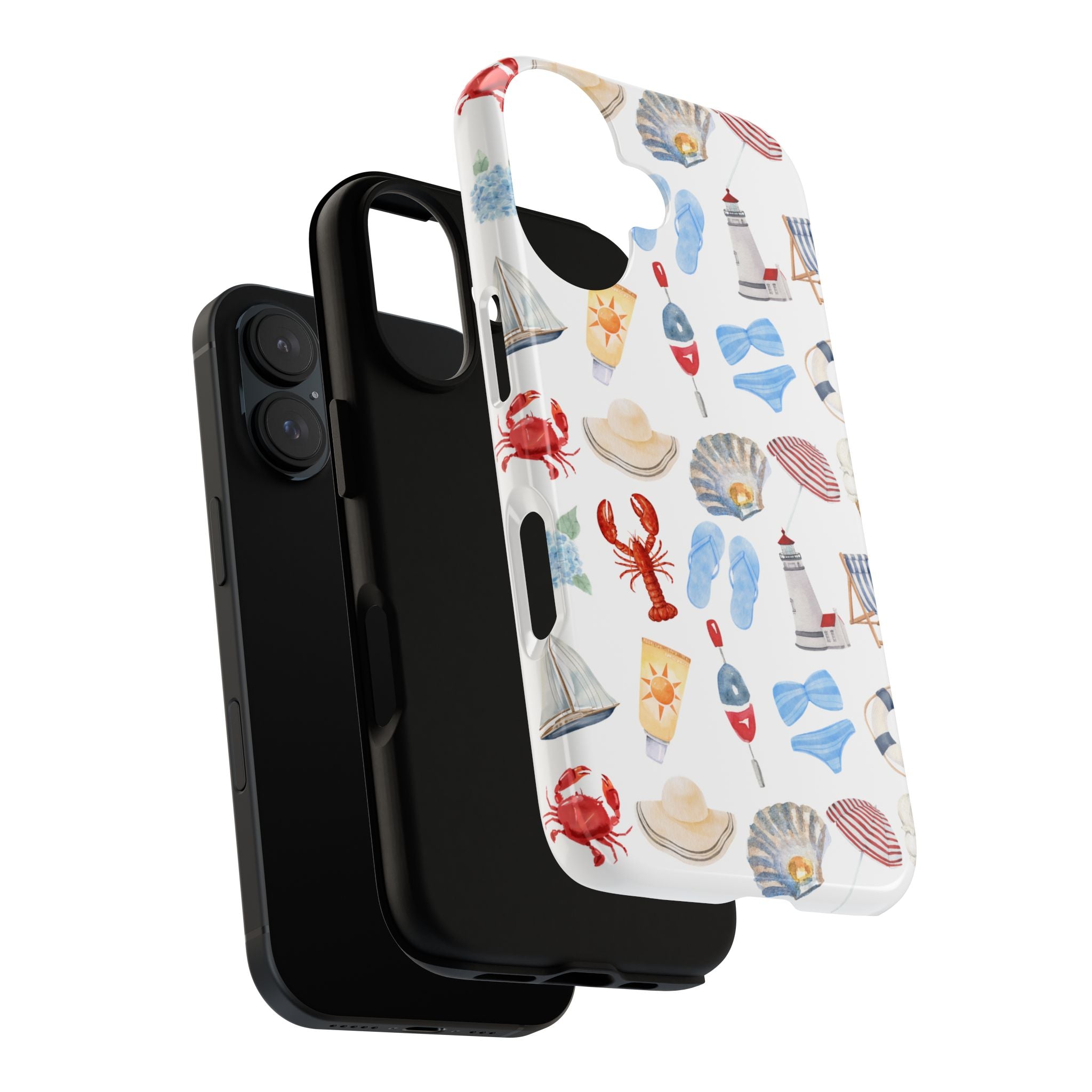 Coastal Beach Pattern Phone Case