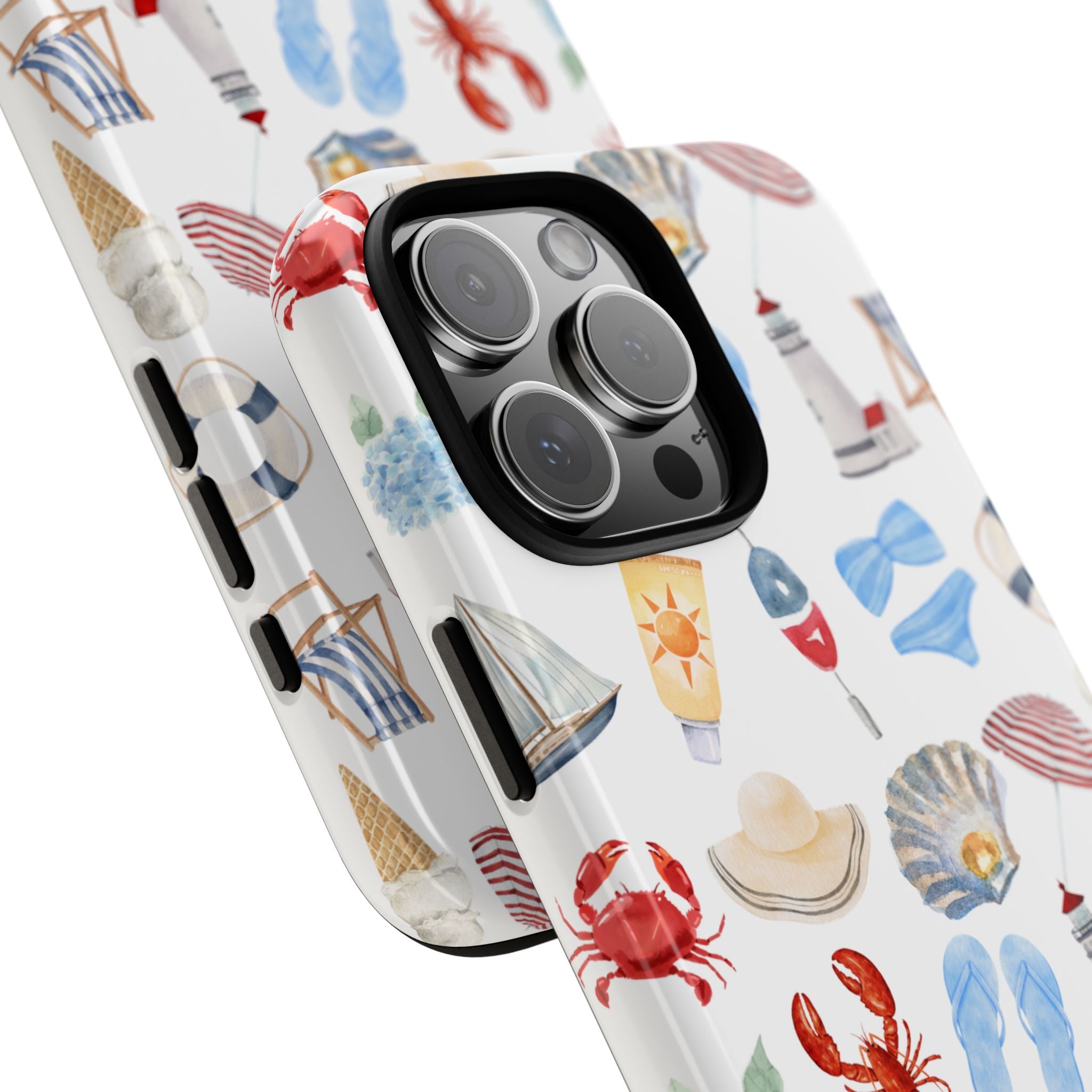 Coastal Beach Pattern Phone Case