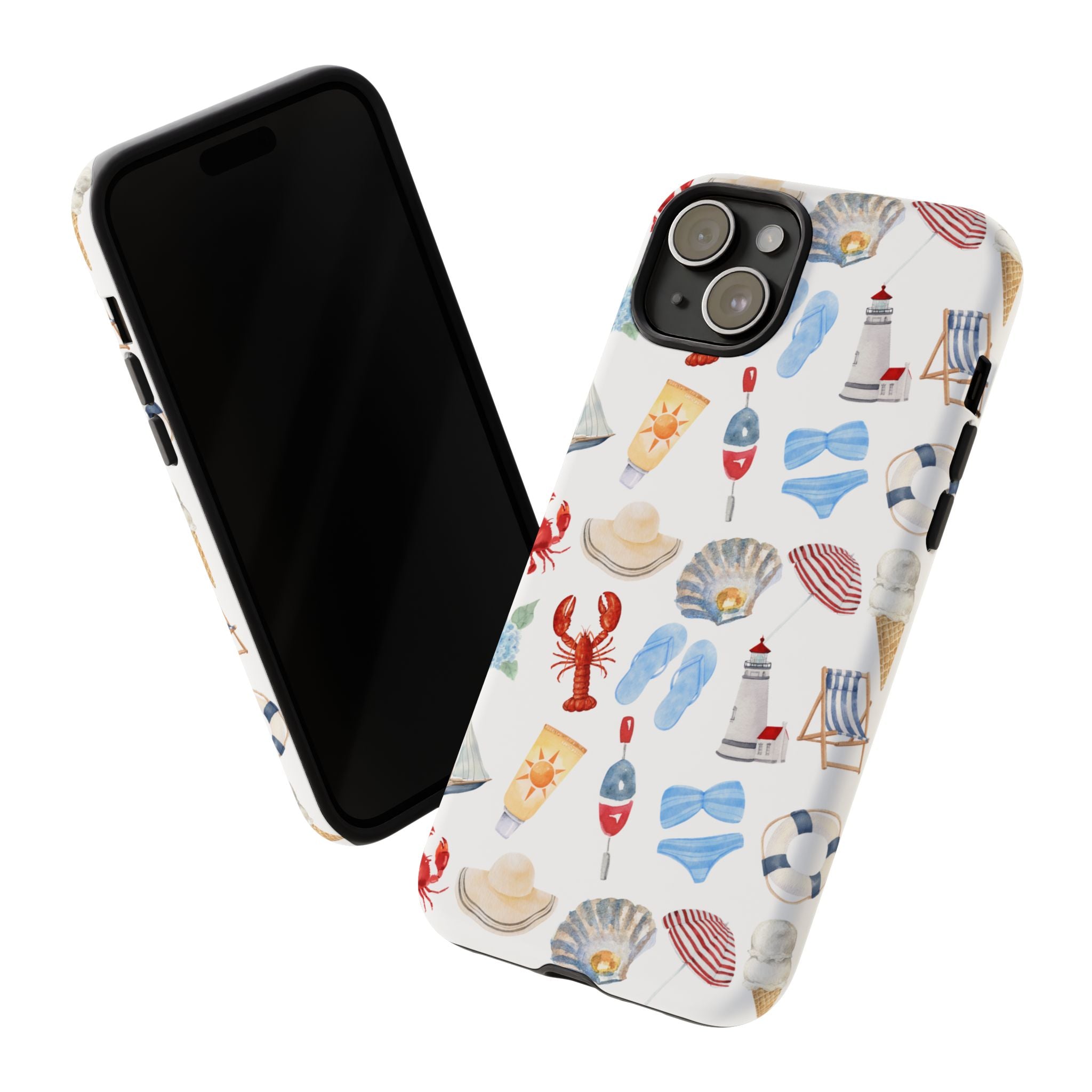 Coastal Beach Pattern Phone Case