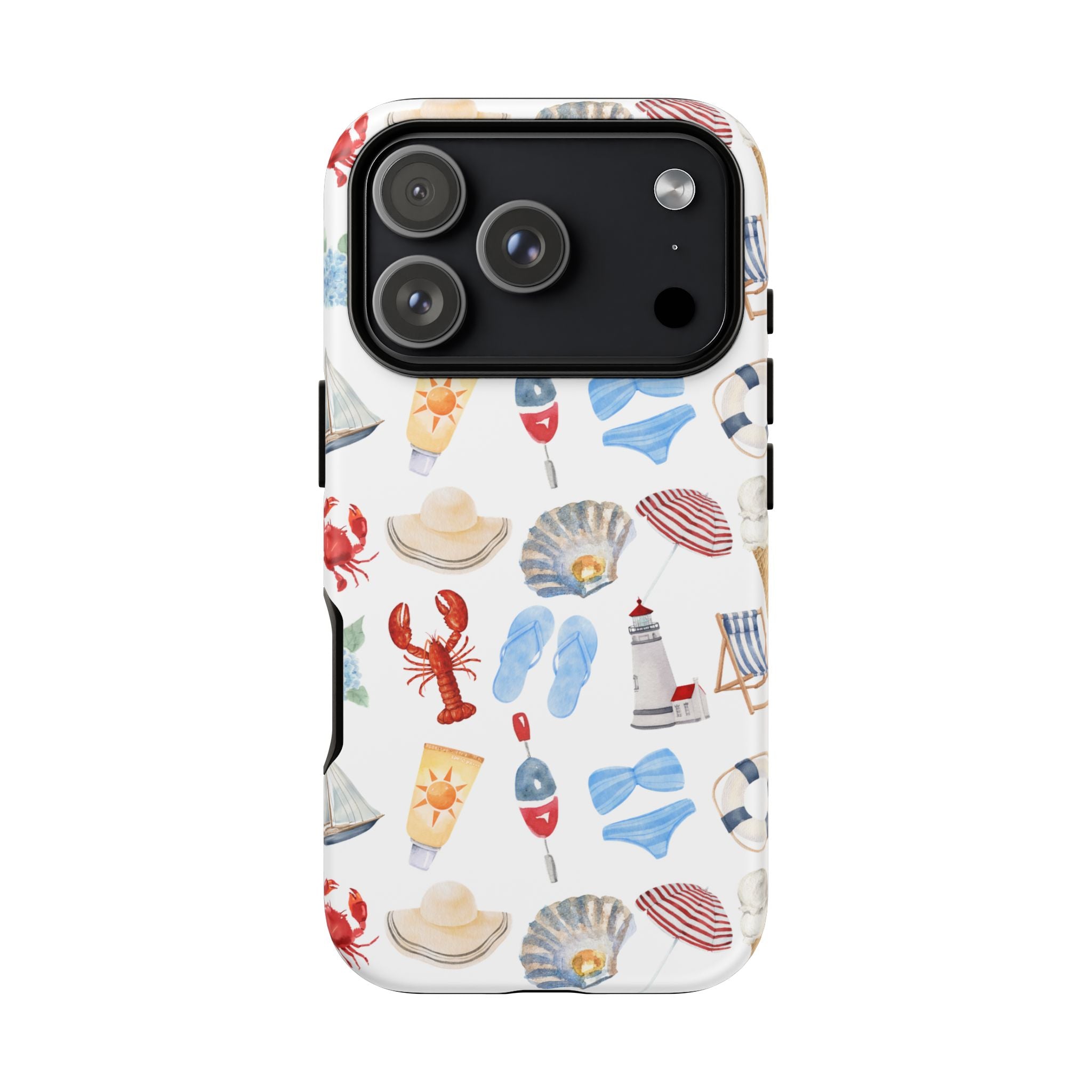 Coastal Beach Pattern Phone Case