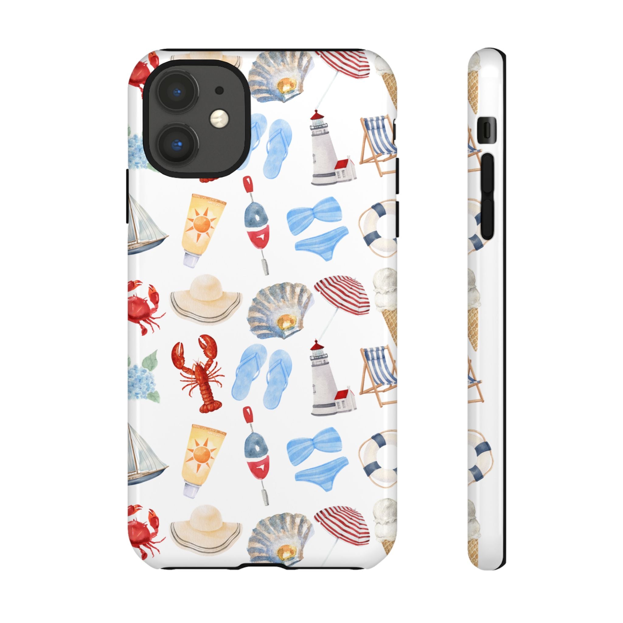 Coastal Beach Pattern Phone Case