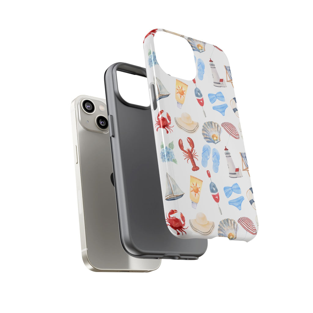 Coastal Beach Pattern Phone Case