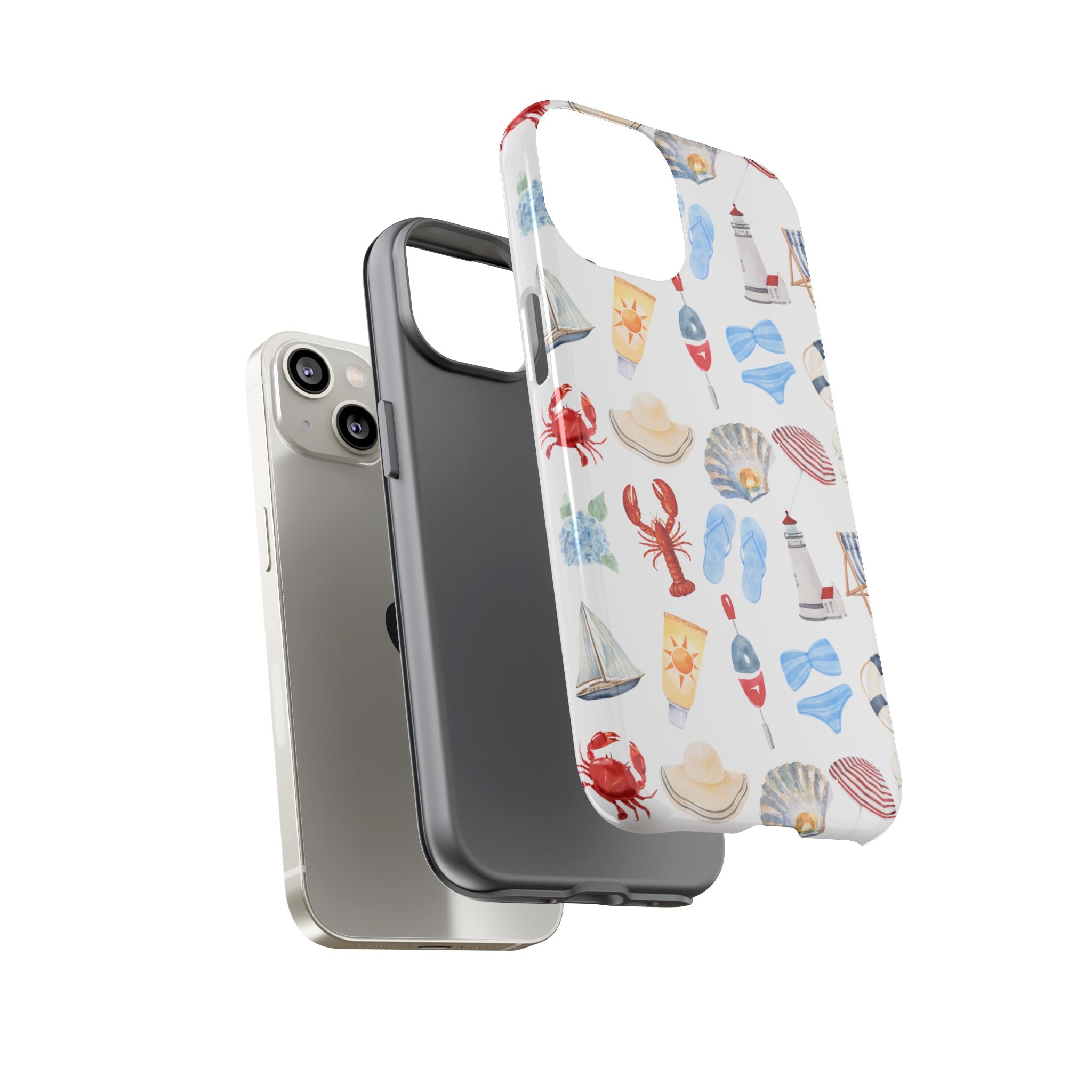 Coastal Beach Pattern Phone Case