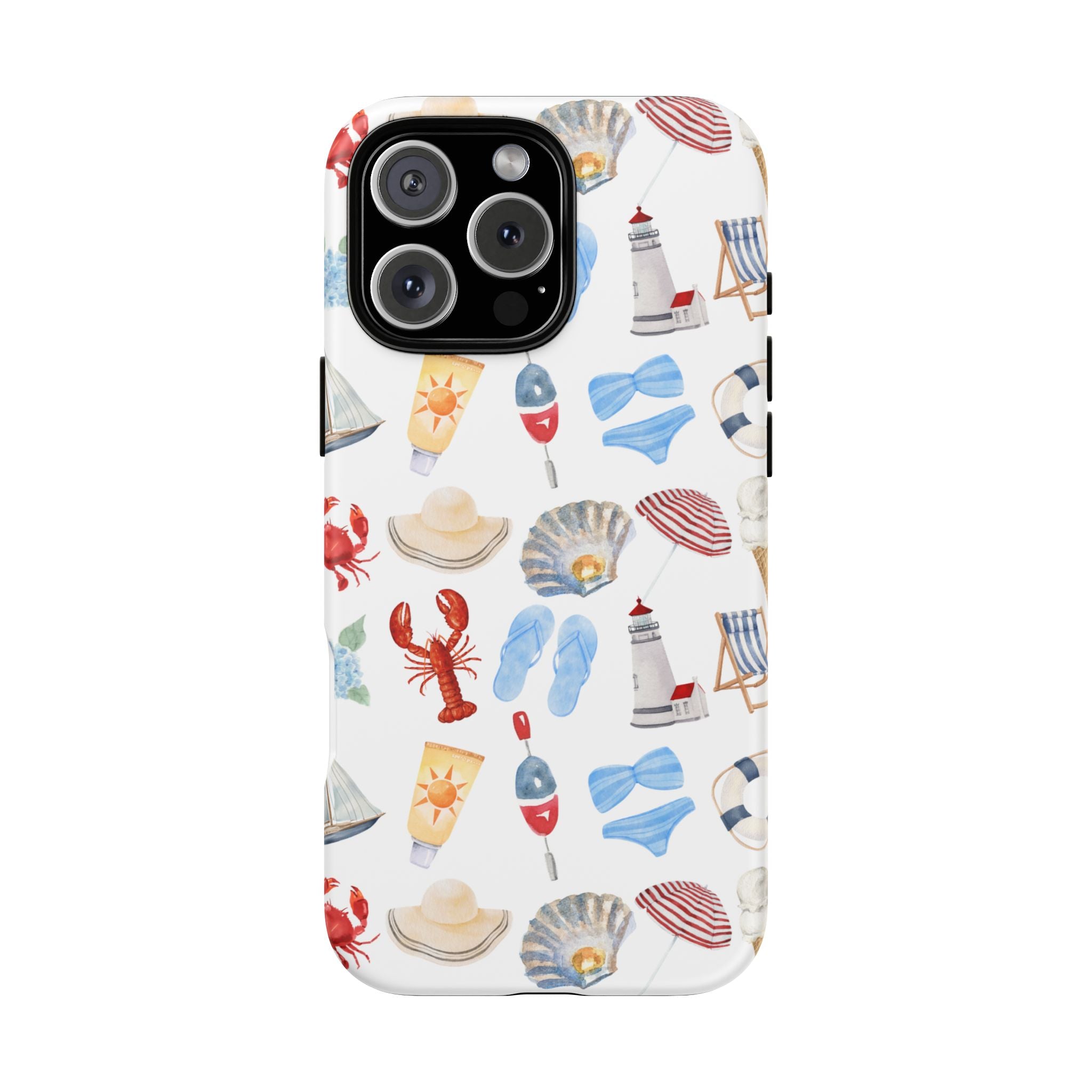 Coastal Beach Pattern Phone Case