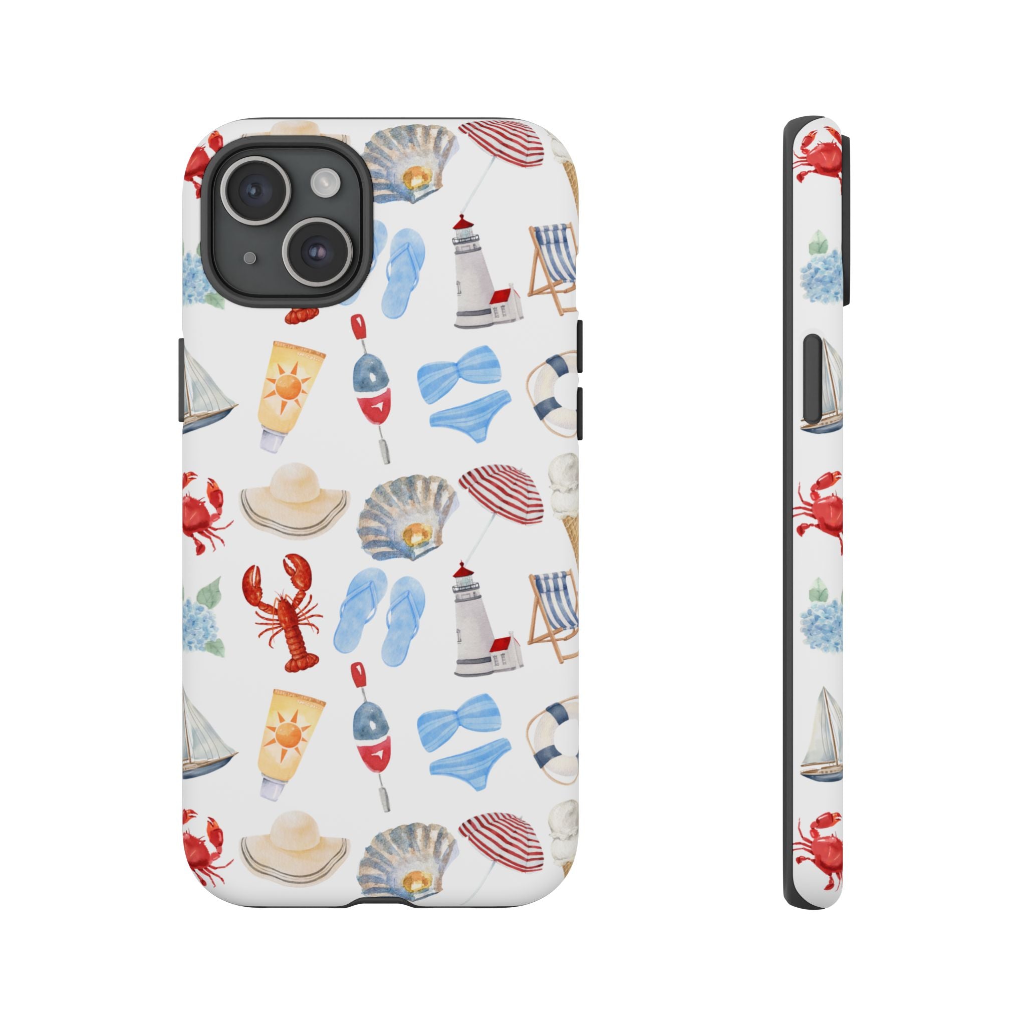Coastal Beach Pattern Phone Case