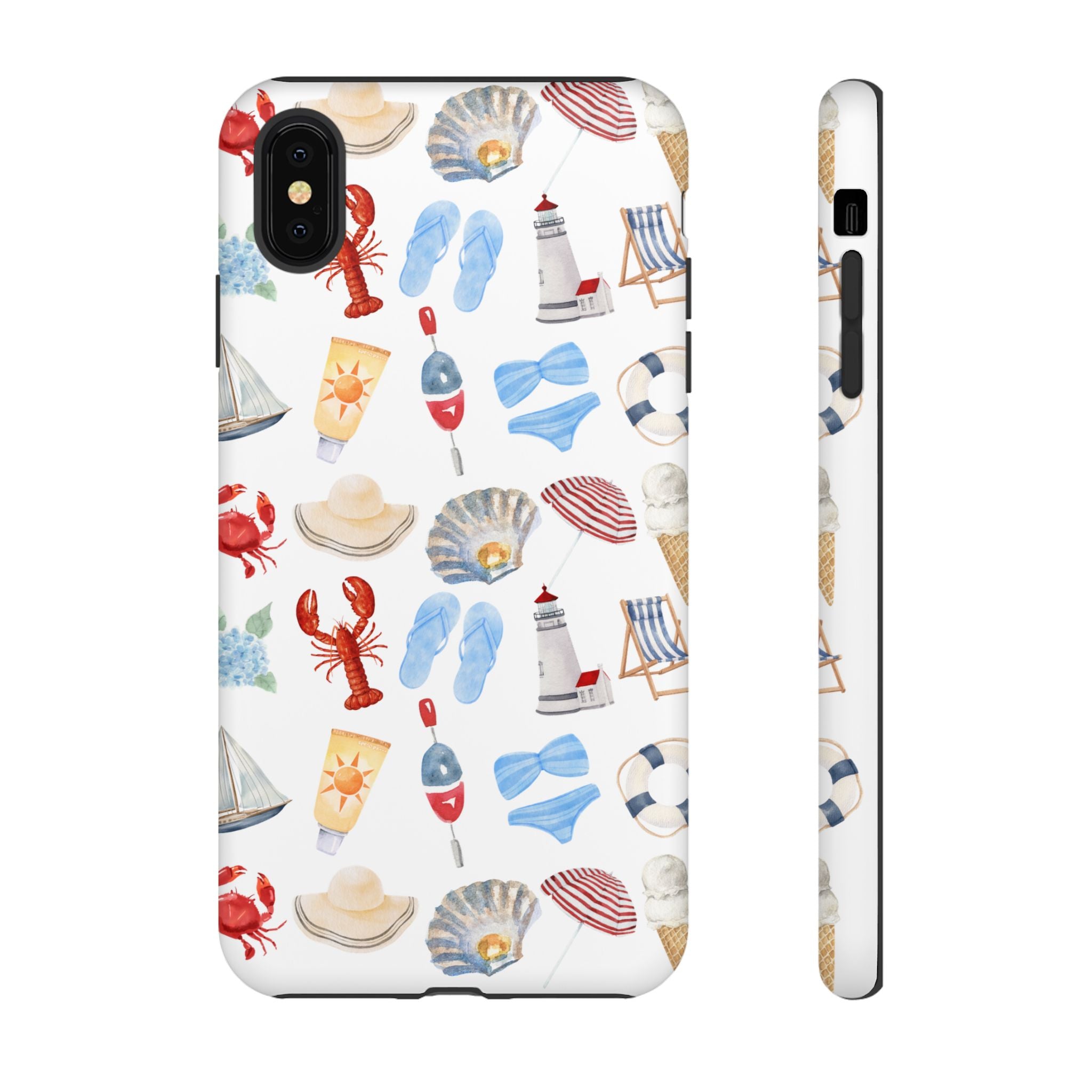 Coastal Beach Pattern Phone Case