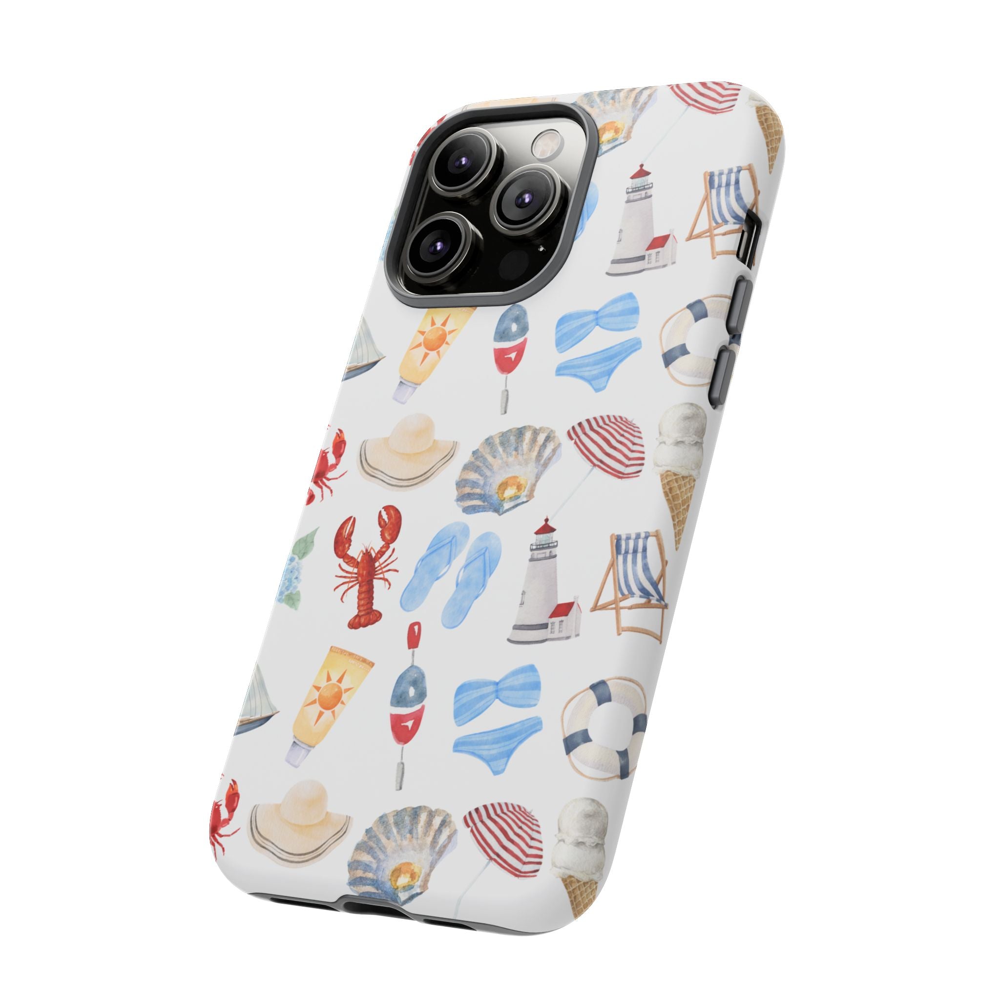 Coastal Beach Pattern Phone Case