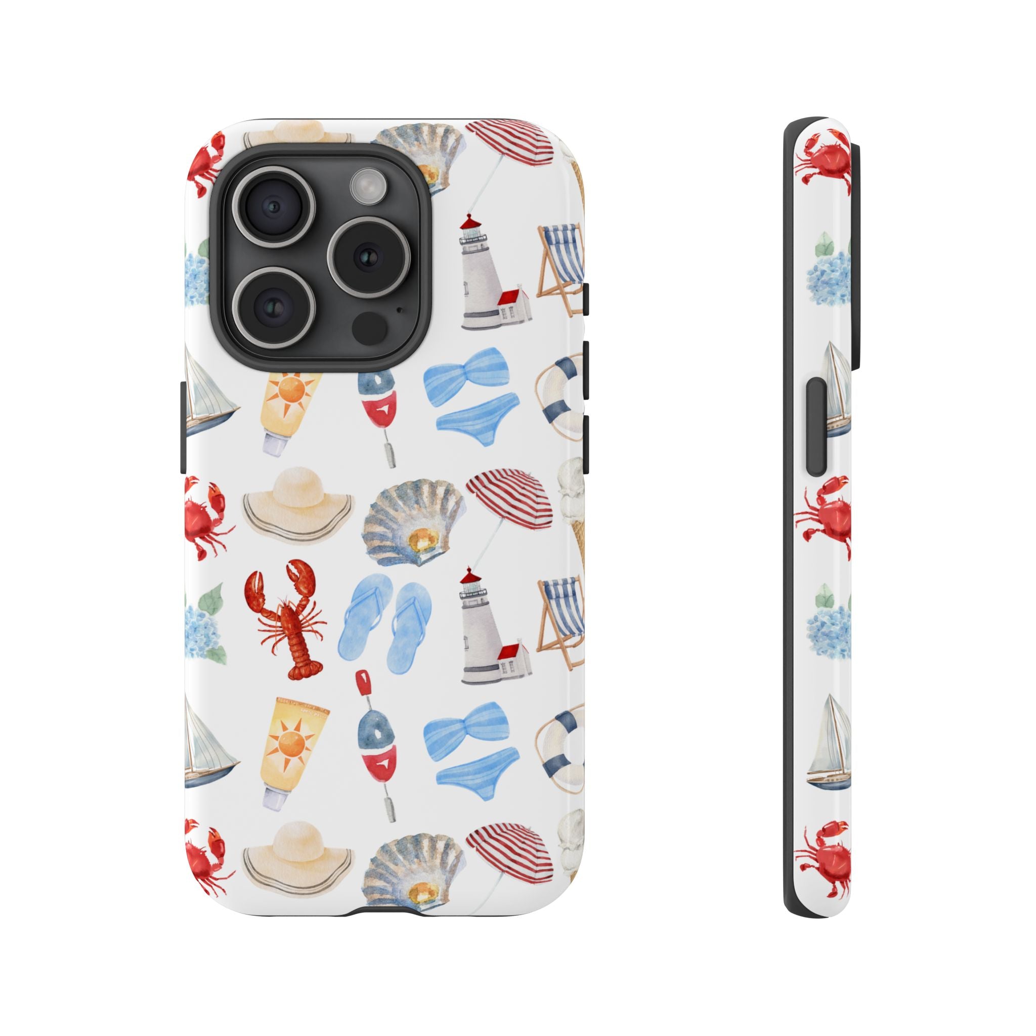 Coastal Beach Pattern Phone Case