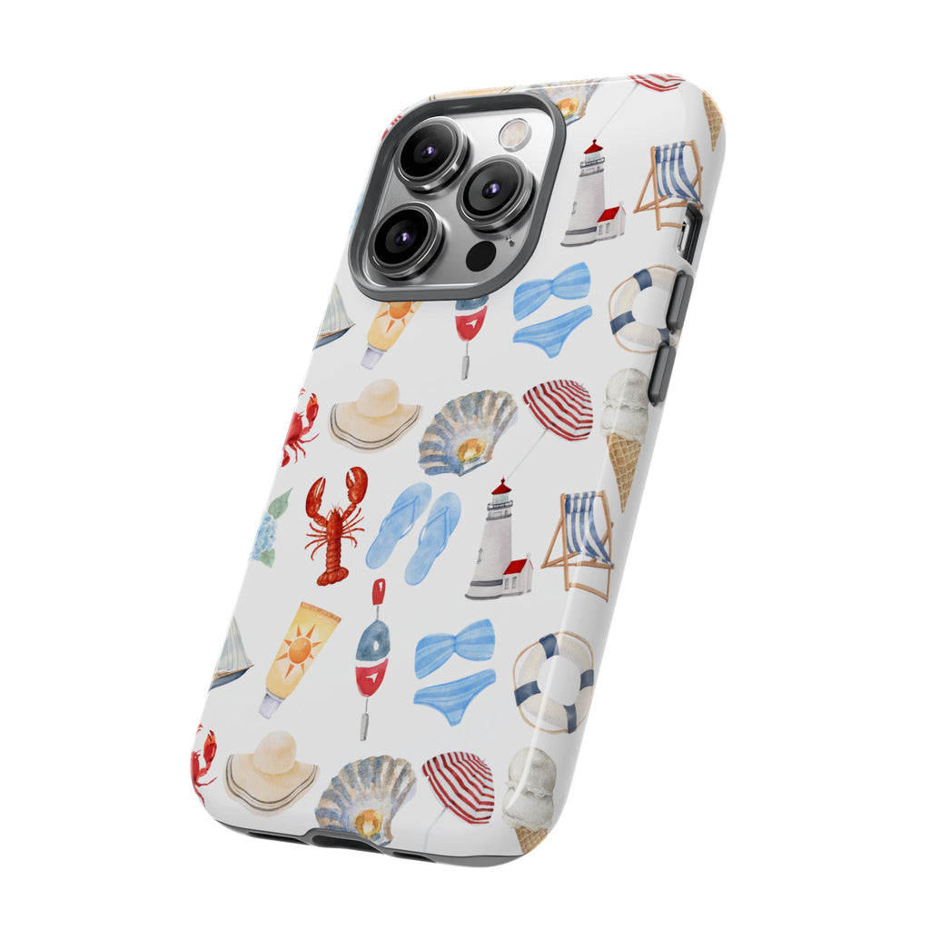Coastal Beach Pattern Phone Case