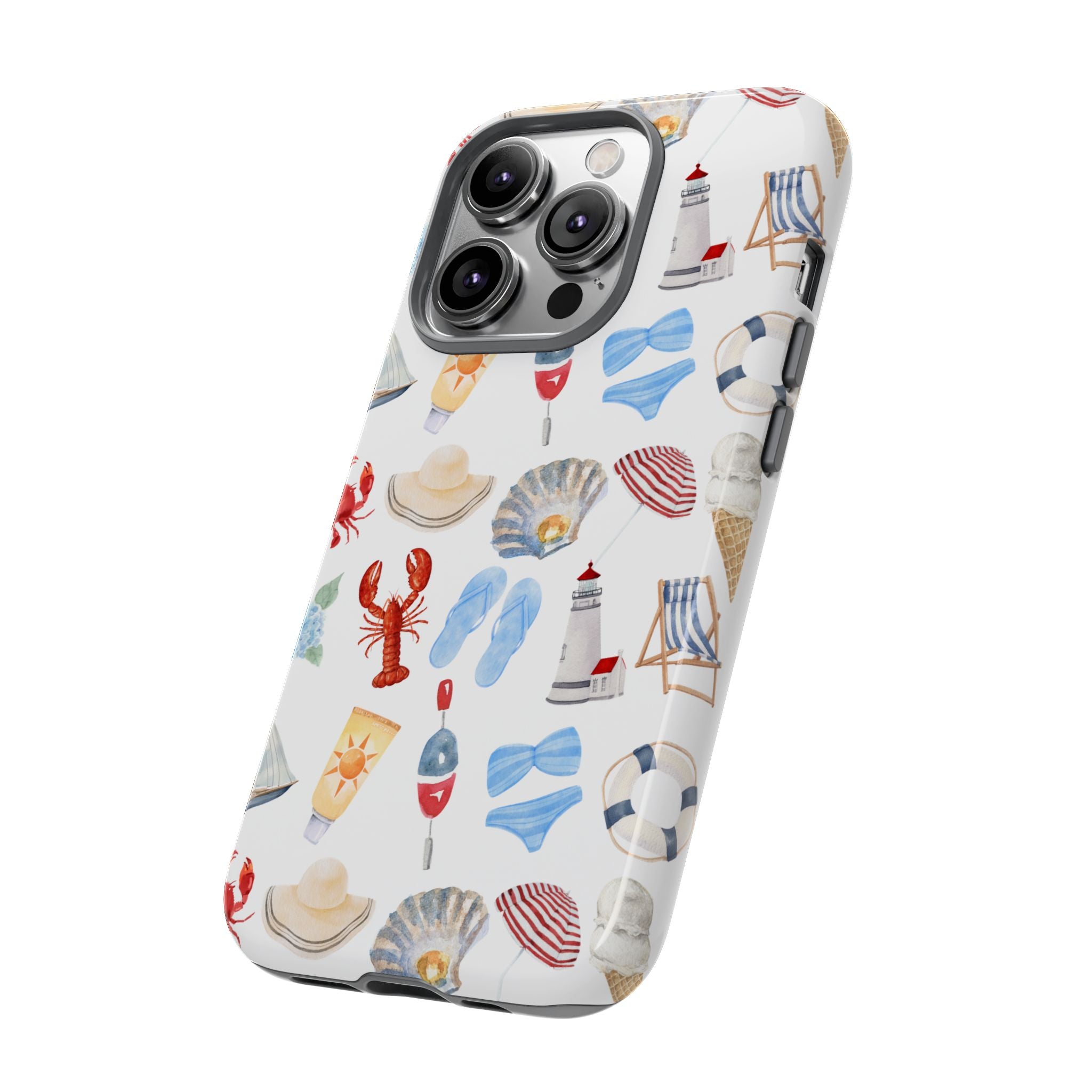 Coastal Beach Pattern Phone Case