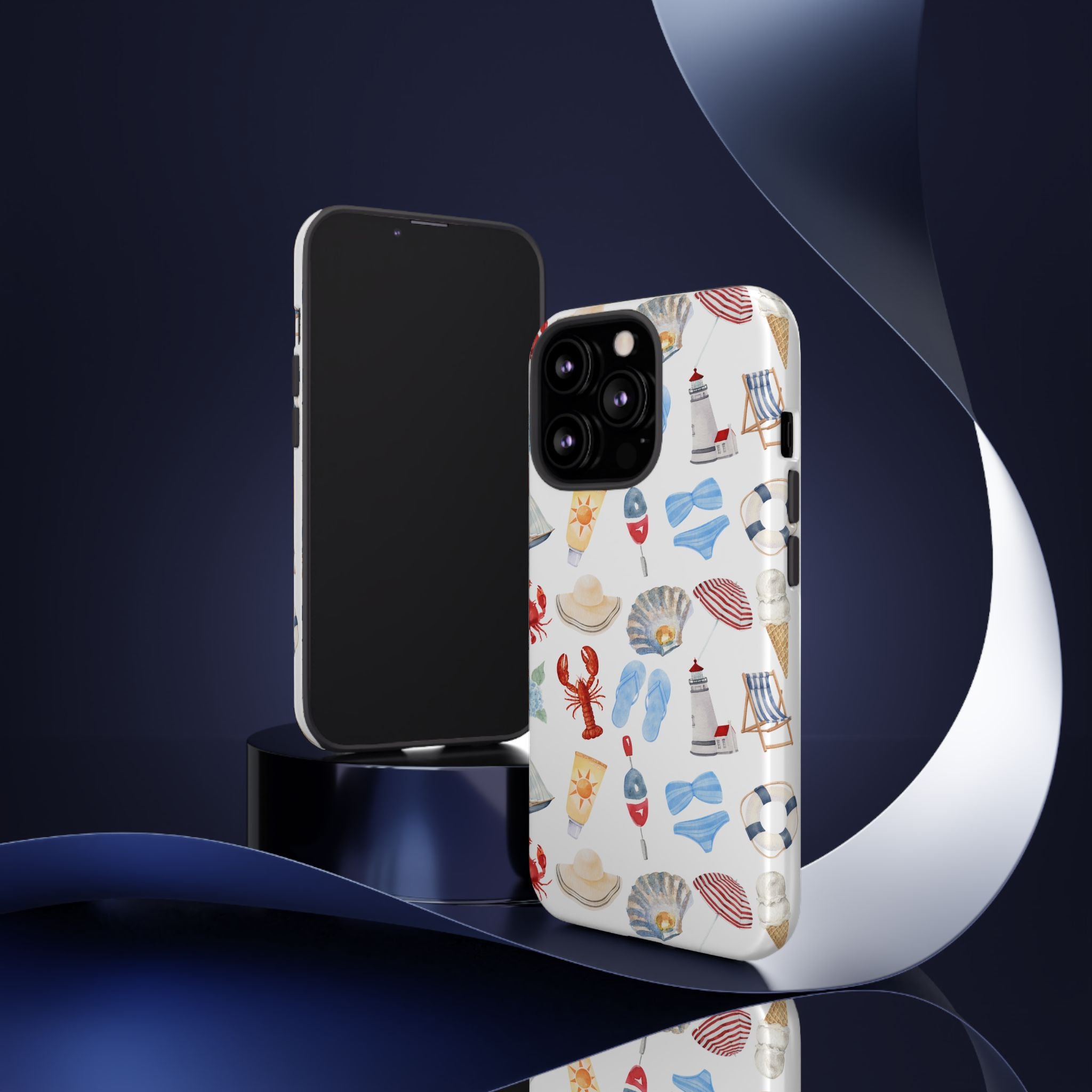 Coastal Beach Pattern Phone Case