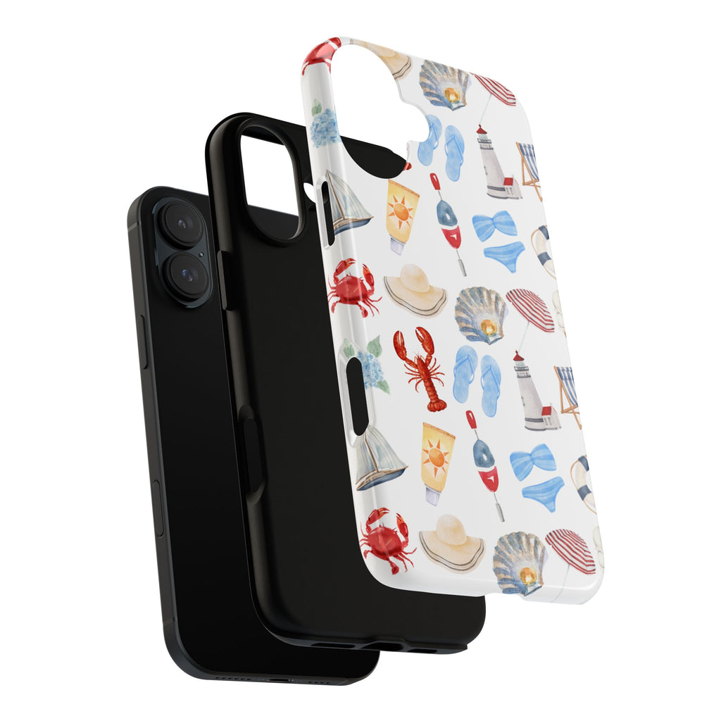 Coastal Beach Pattern Phone Case