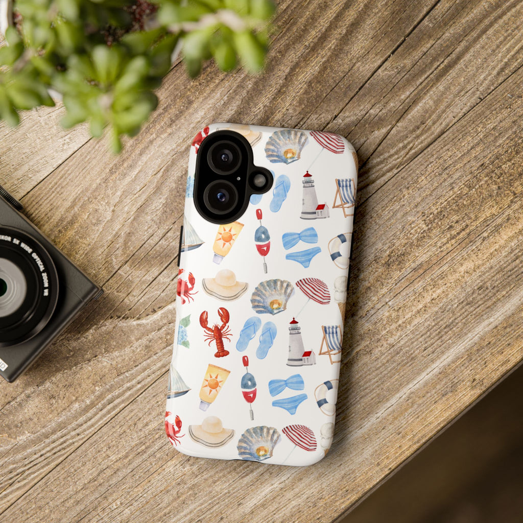 Coastal Beach Pattern Phone Case