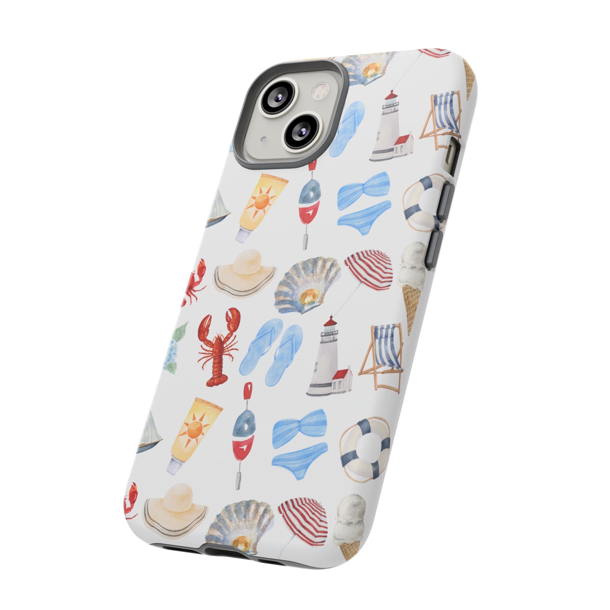 Coastal Beach Pattern Phone Case