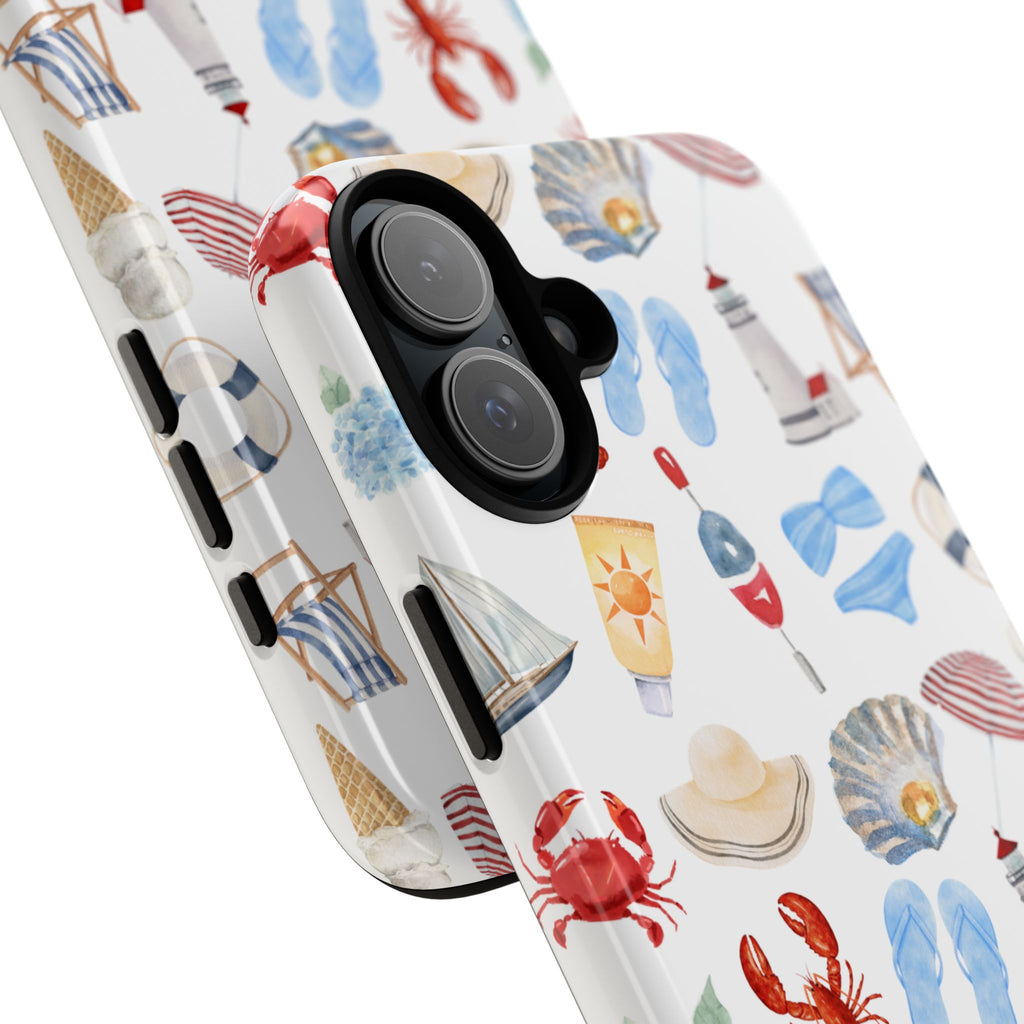 Coastal Beach Pattern Phone Case