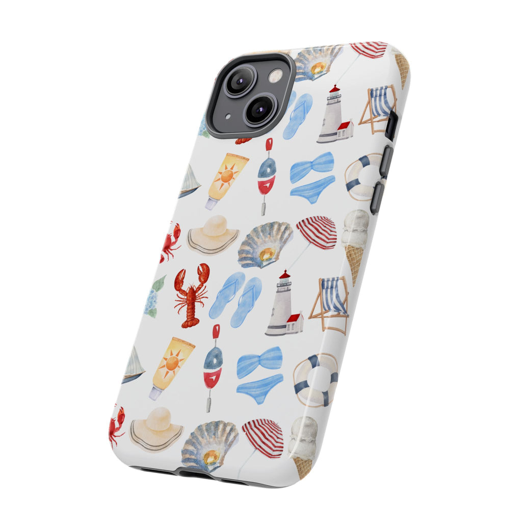 Coastal Beach Pattern Phone Case