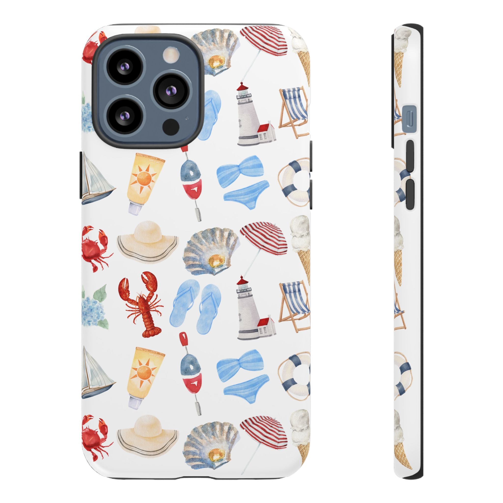 Coastal Beach Pattern Phone Case