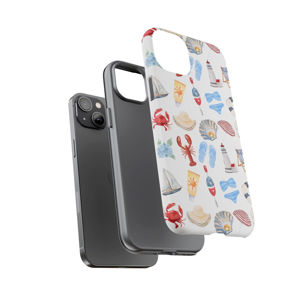 Coastal Beach Pattern Phone Case