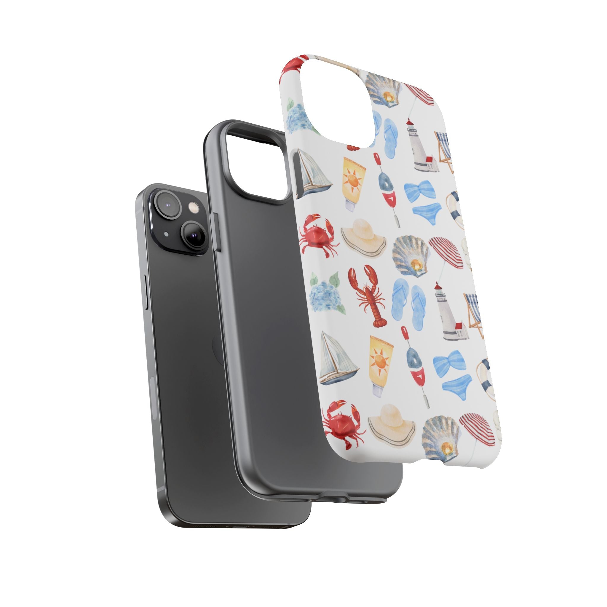Coastal Beach Pattern Phone Case