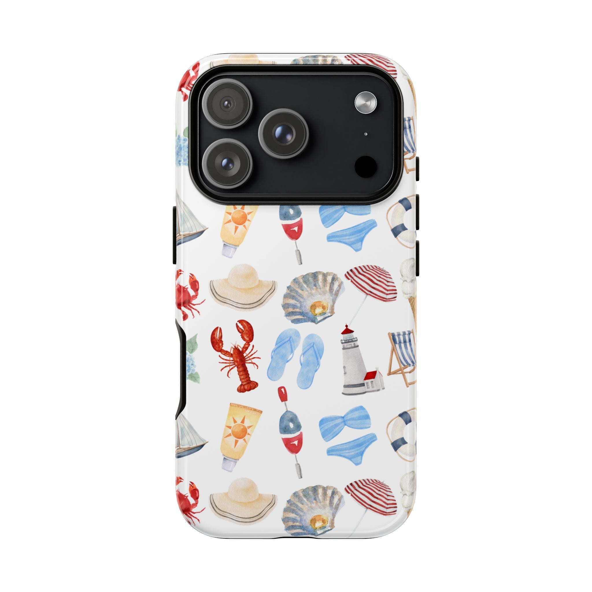 Coastal Beach Pattern Phone Case