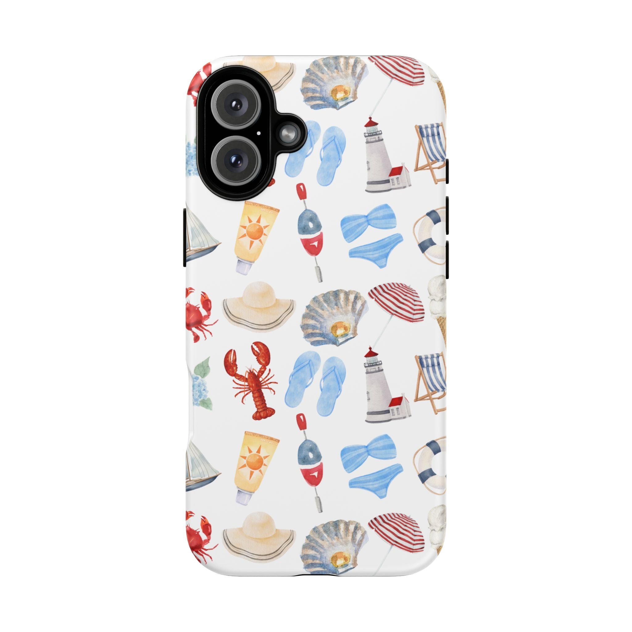Coastal Beach Pattern Phone Case