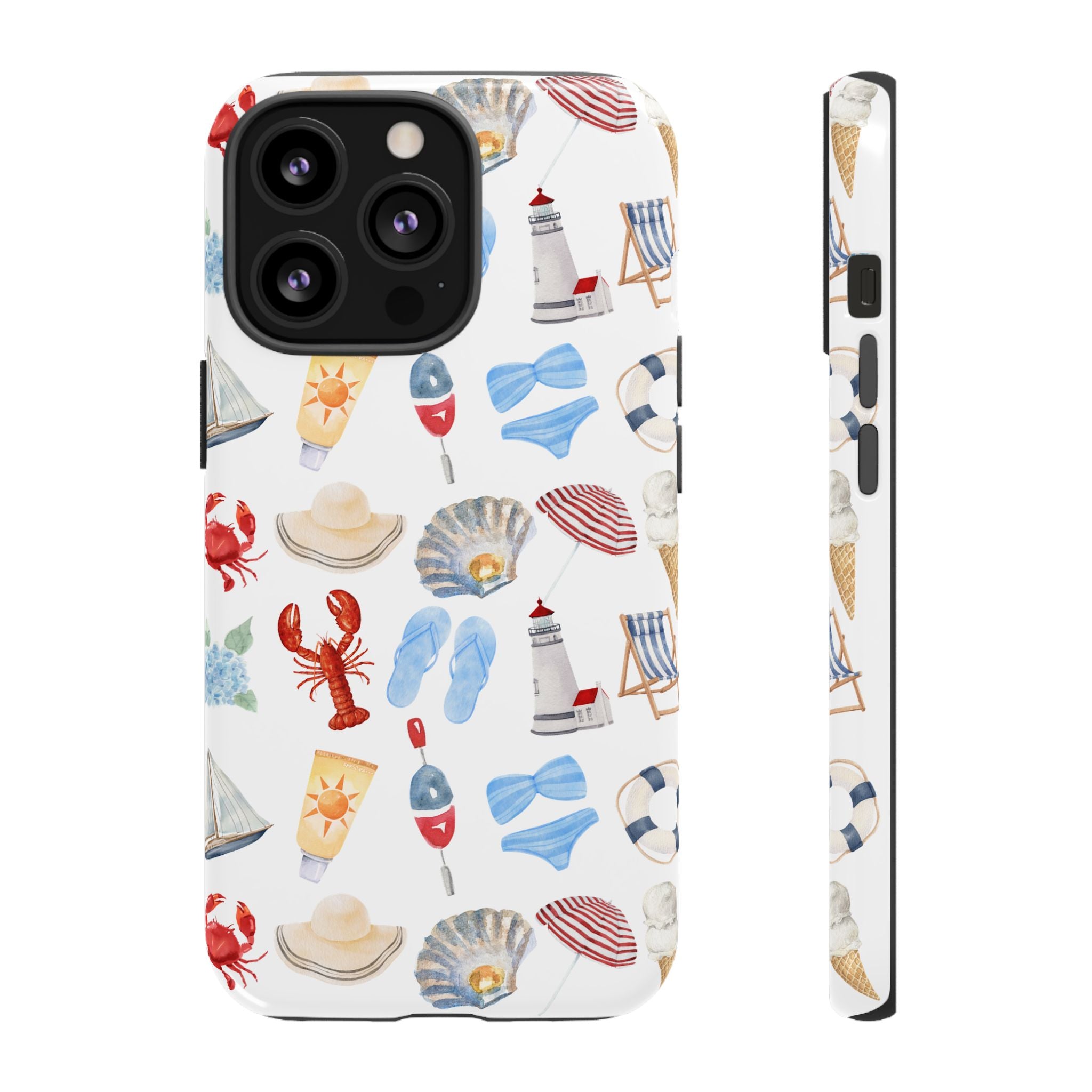 Coastal Beach Pattern Phone Case