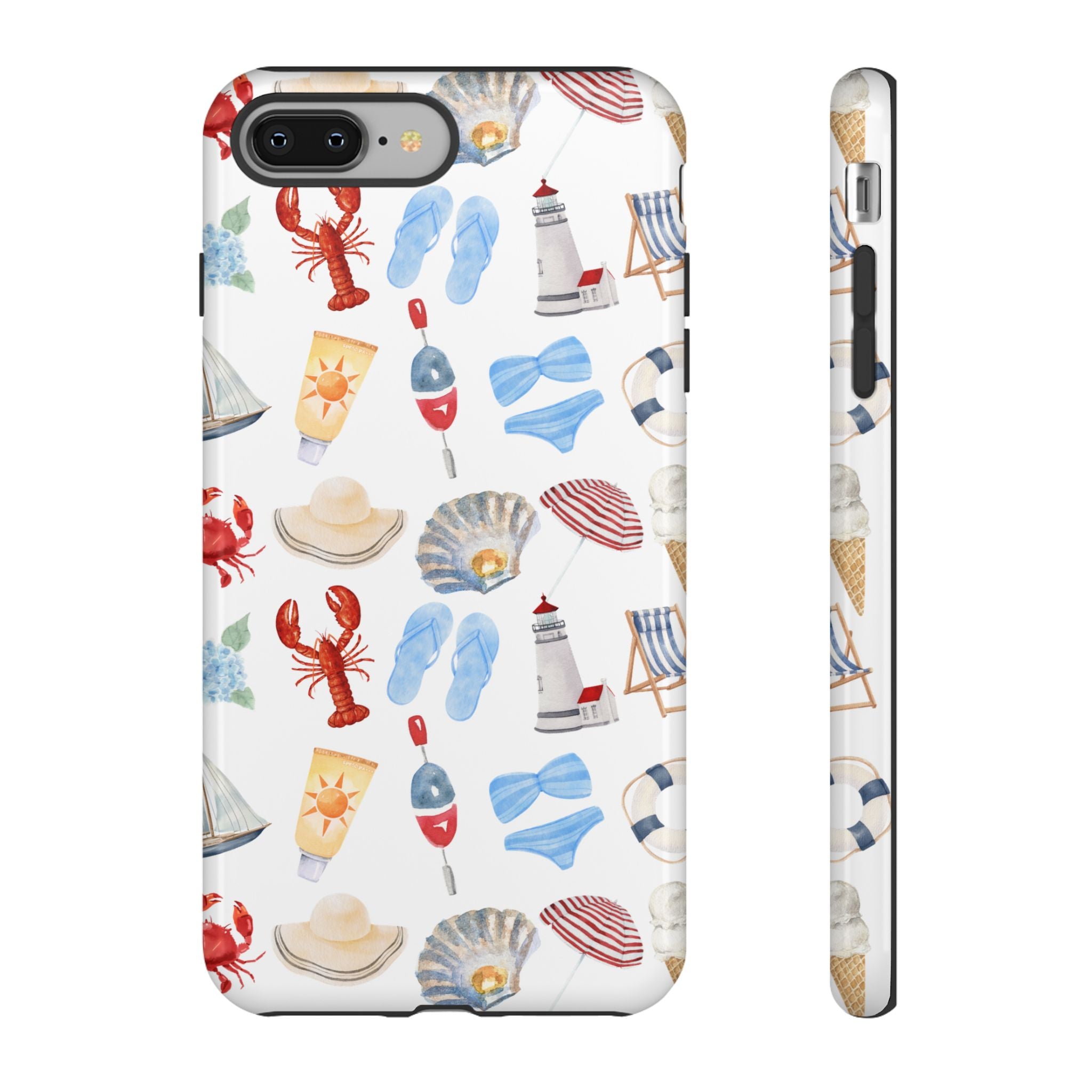 Coastal Beach Pattern Phone Case