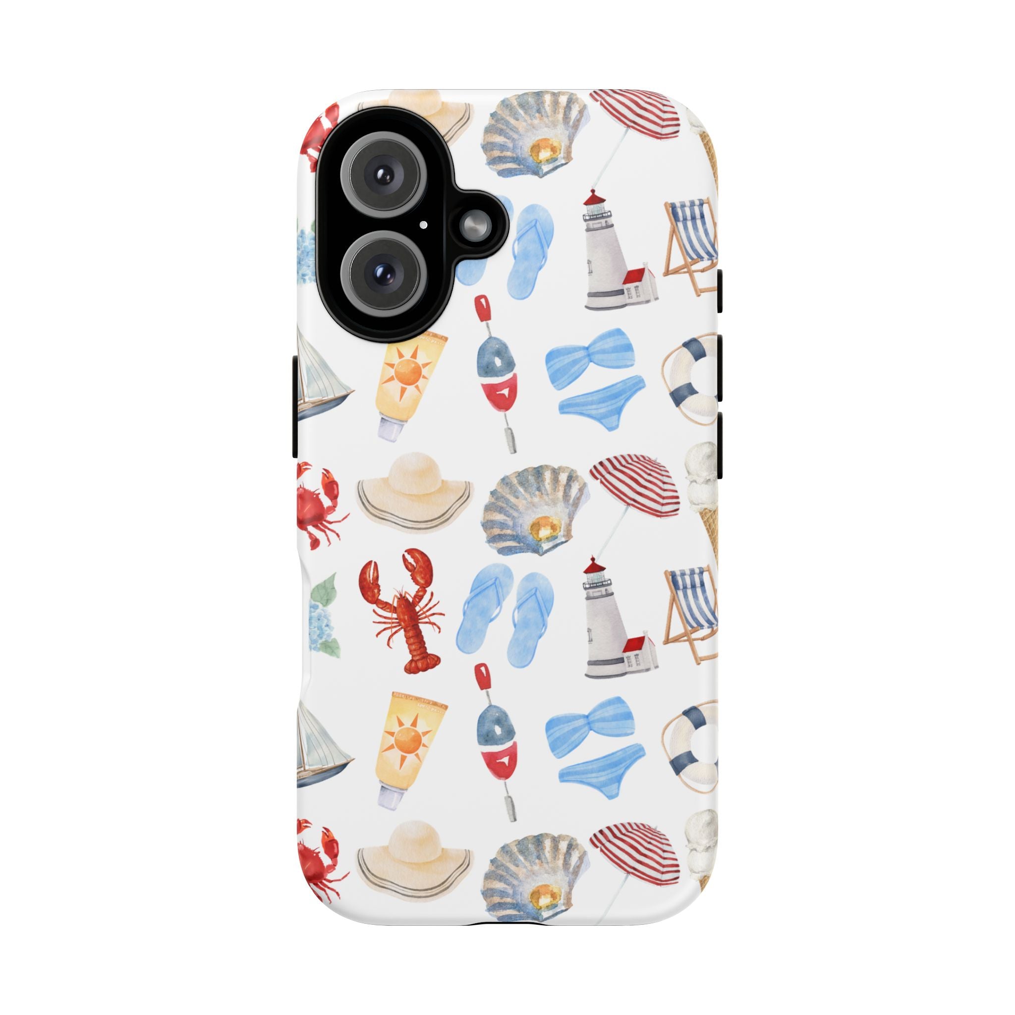 Coastal Beach Pattern Phone Case