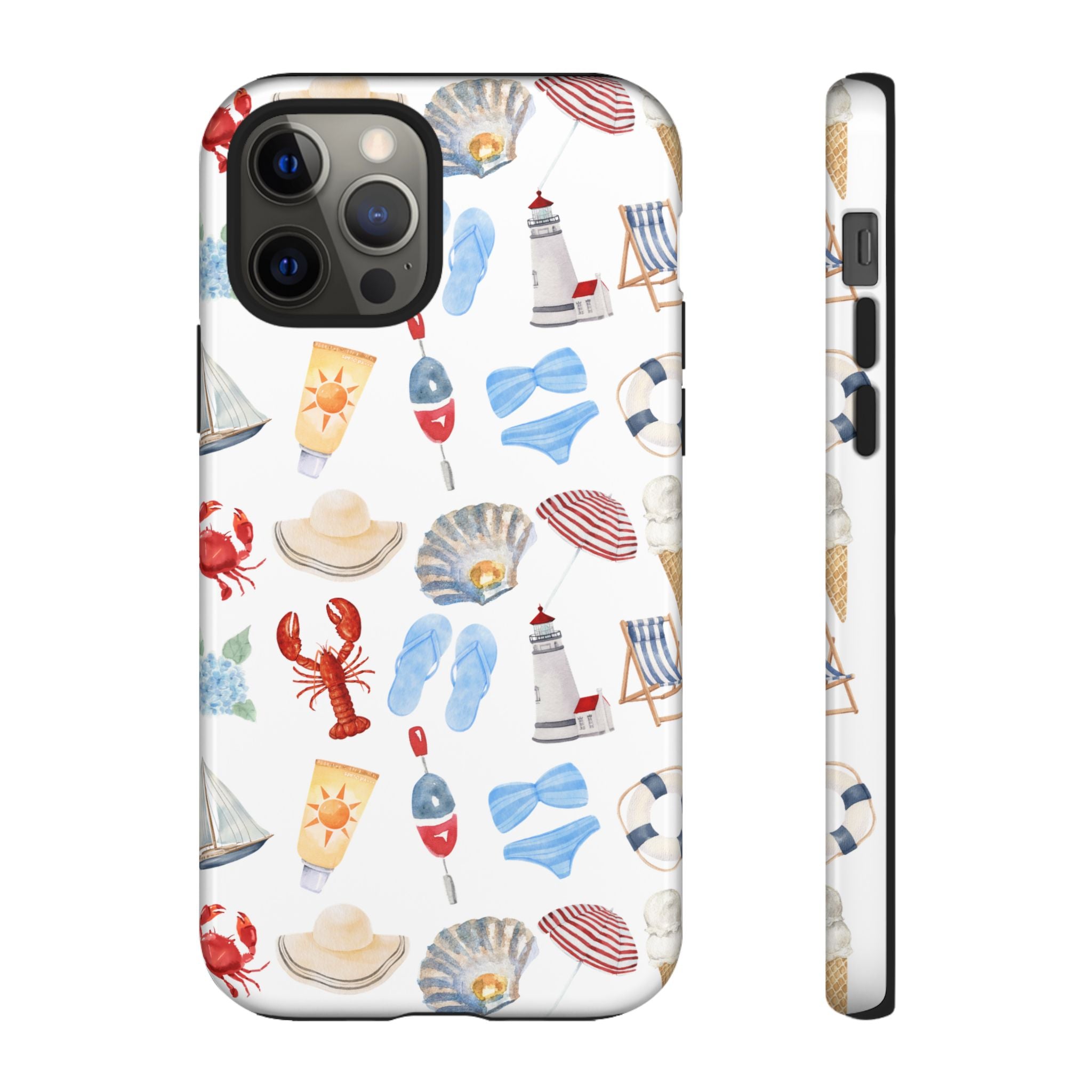 Coastal Beach Pattern Phone Case