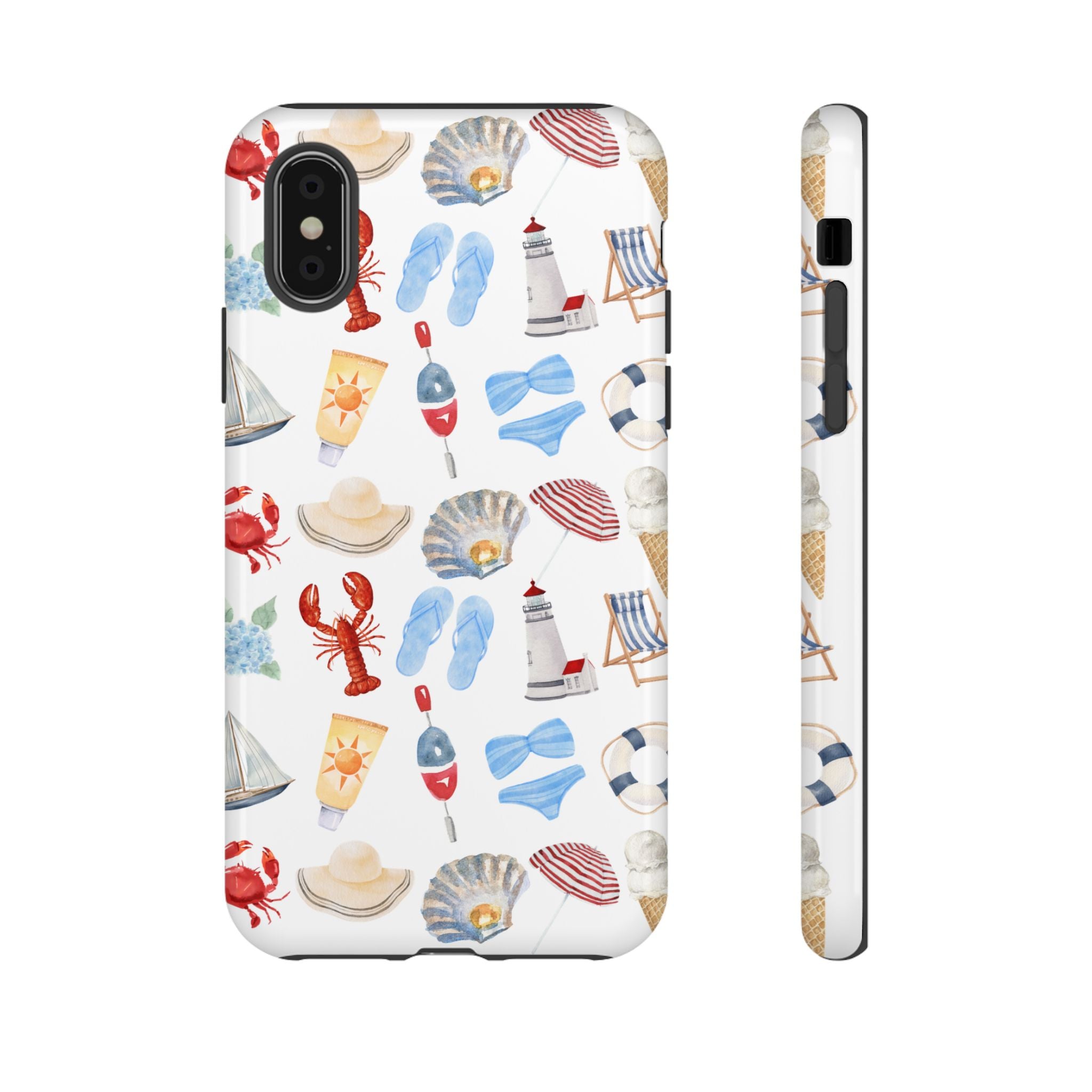 Coastal Beach Pattern Phone Case