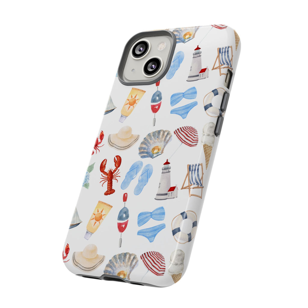 Coastal Beach Pattern Phone Case