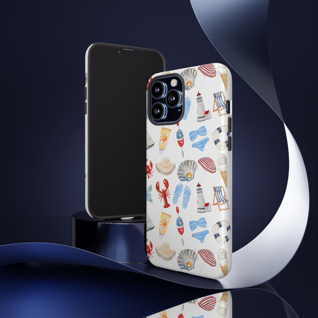 Coastal Beach Pattern Phone Case