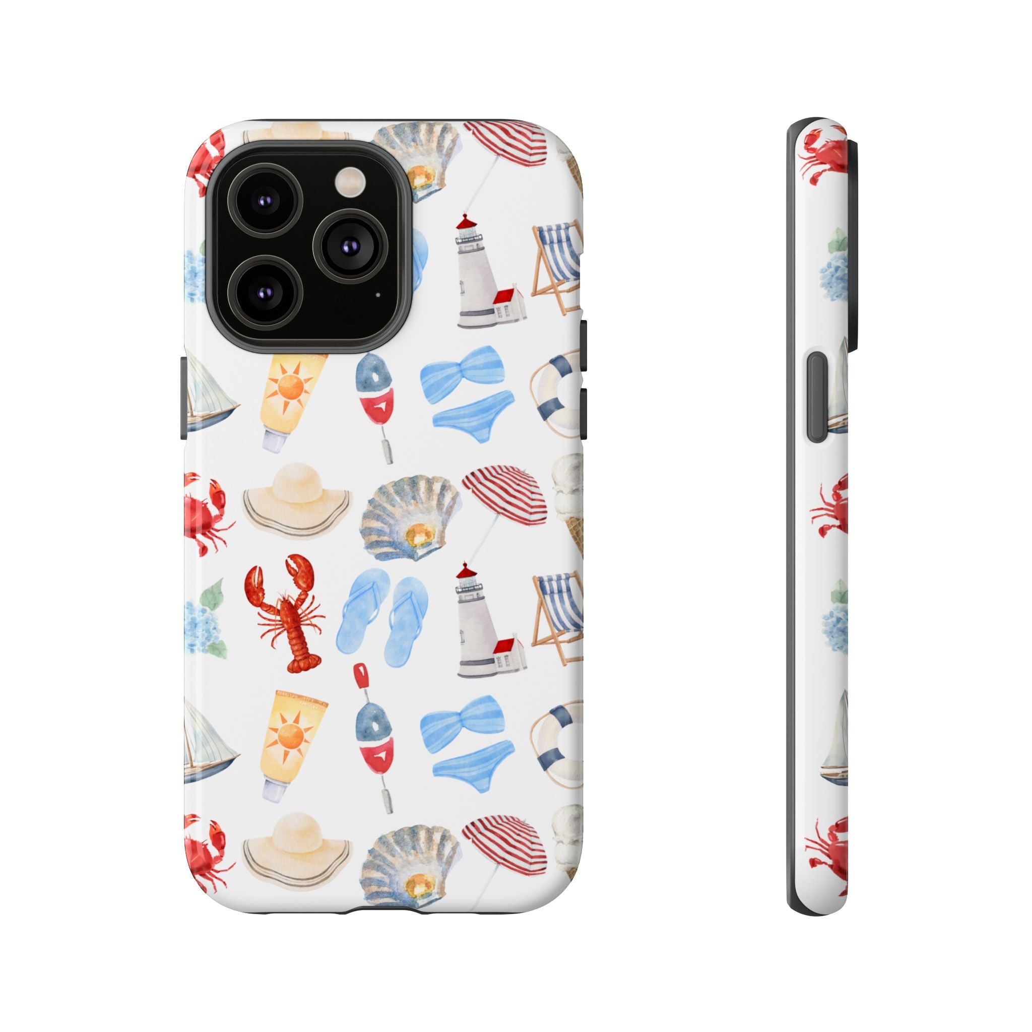 Coastal Beach Pattern Phone Case