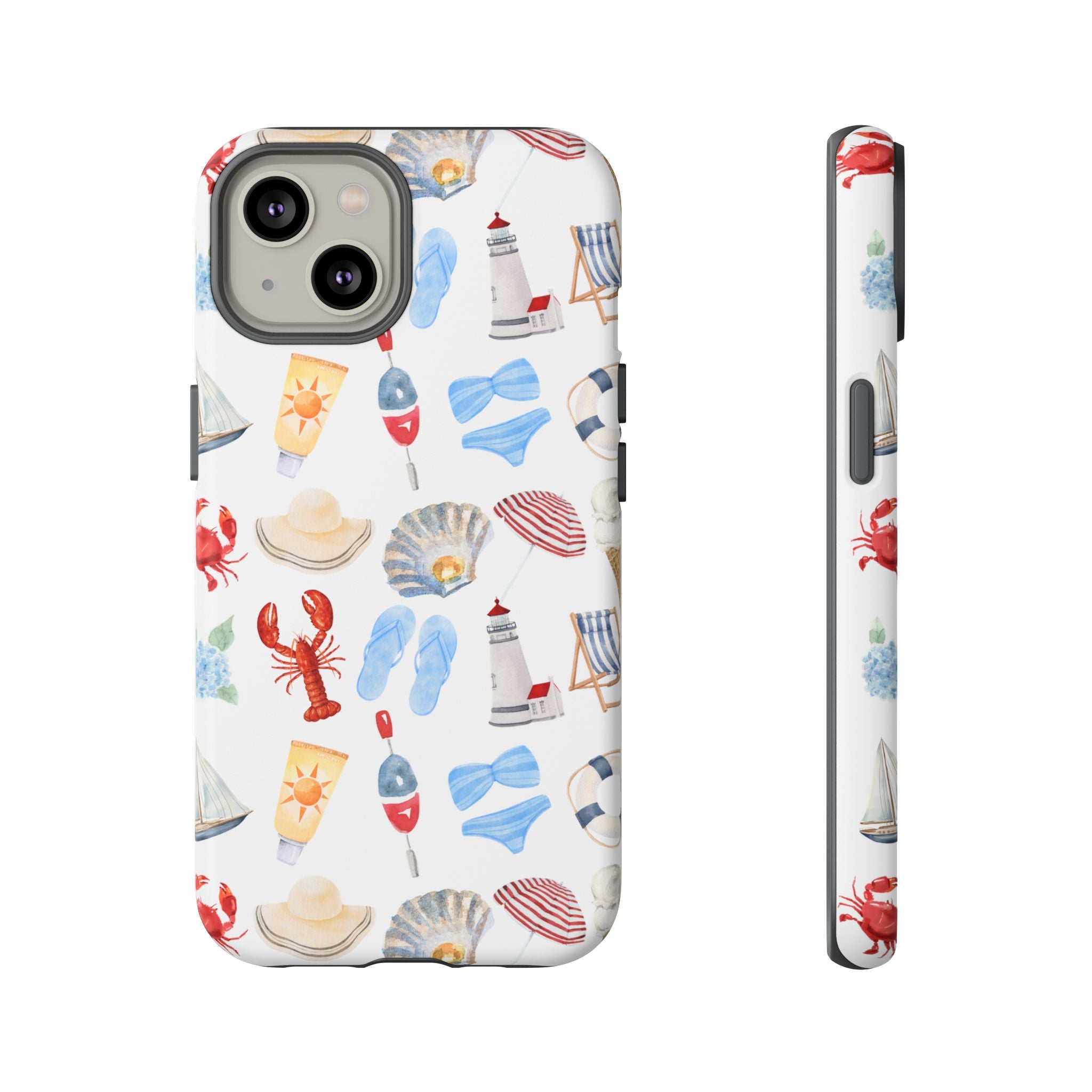 Coastal Beach Pattern Phone Case