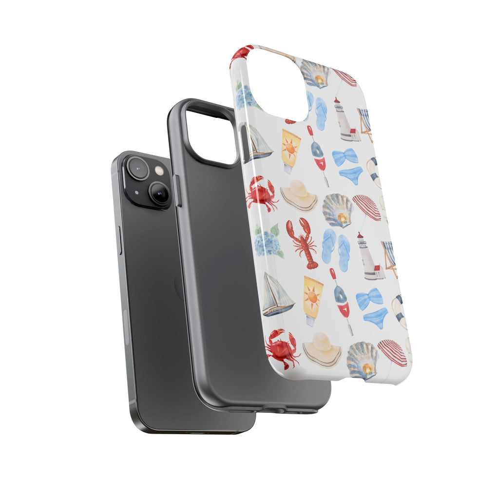 Coastal Beach Pattern Phone Case