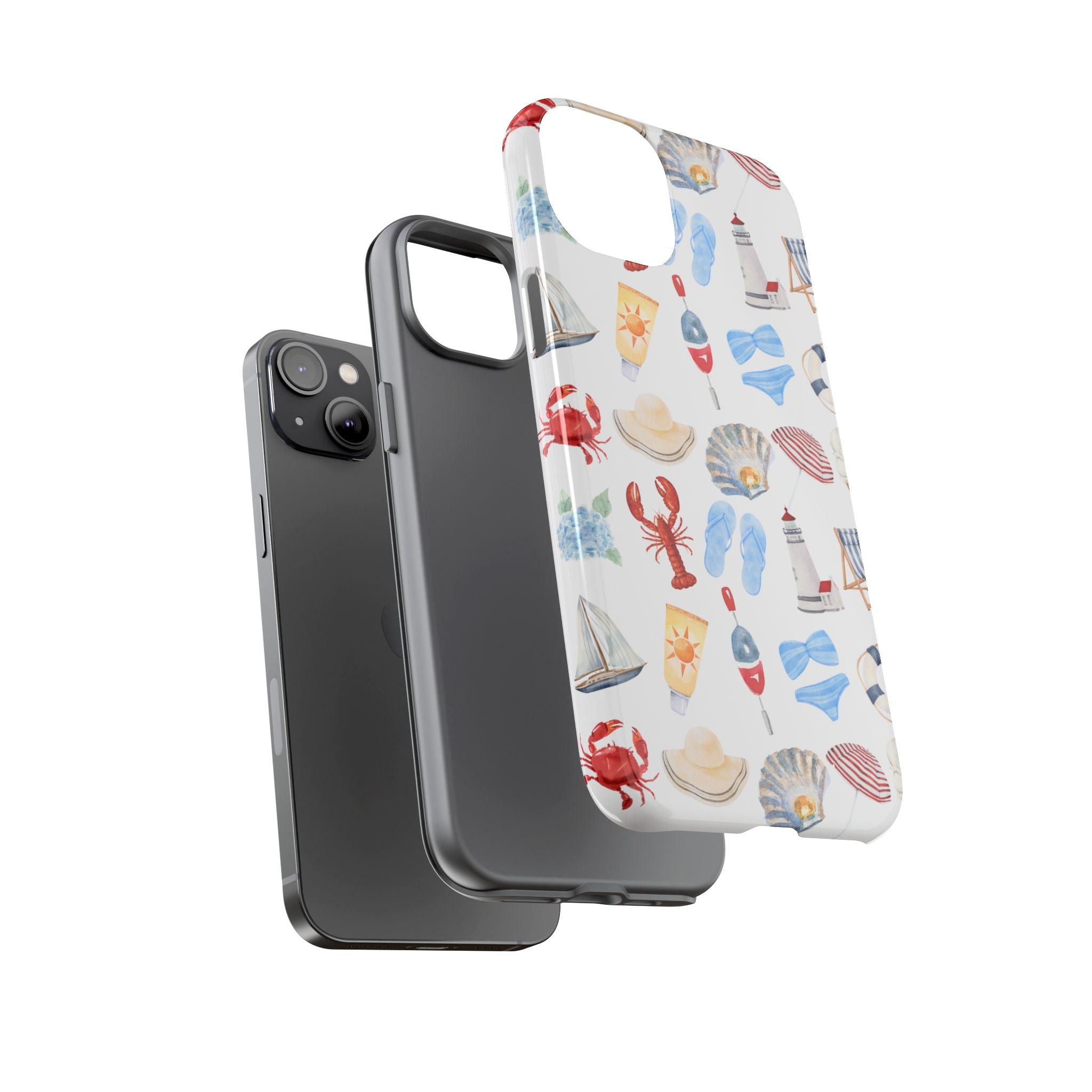 Coastal Beach Pattern Phone Case