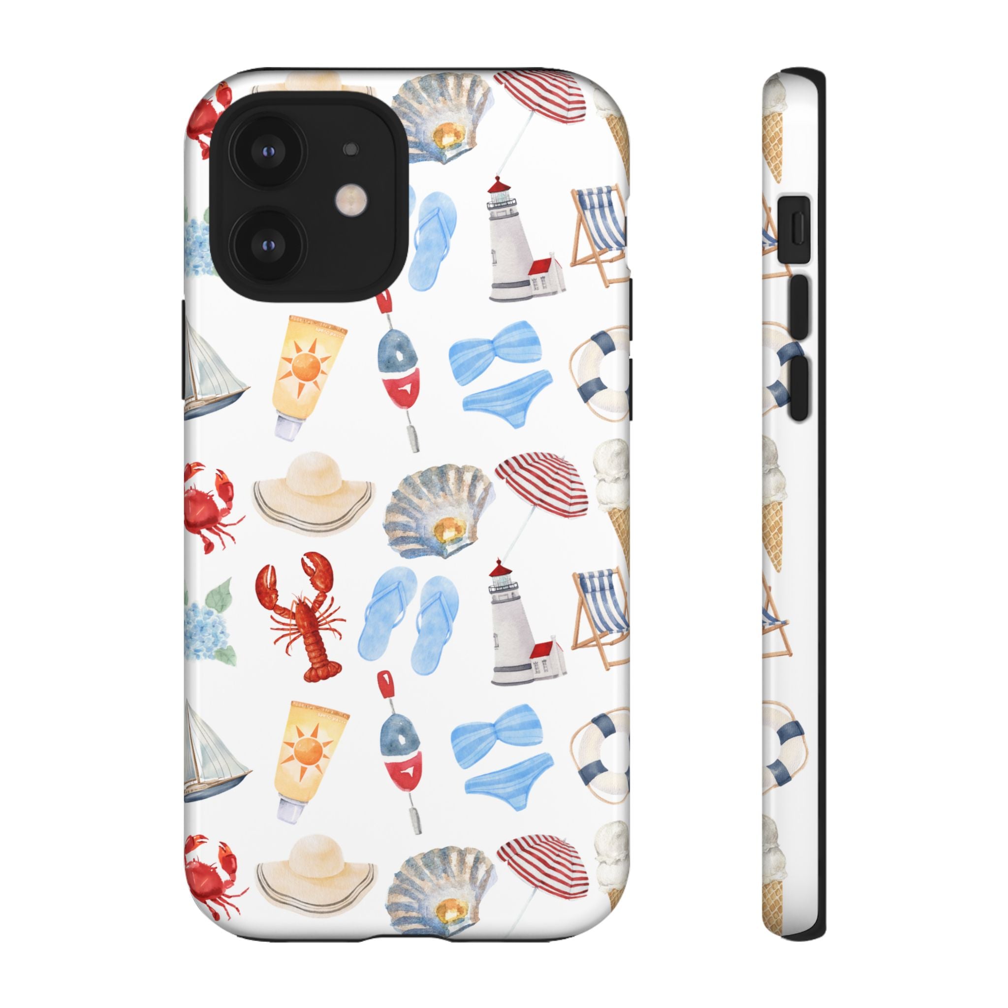 Coastal Beach Pattern Phone Case
