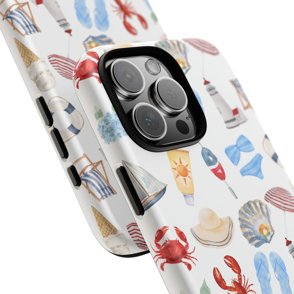 Coastal Beach Pattern Phone Case