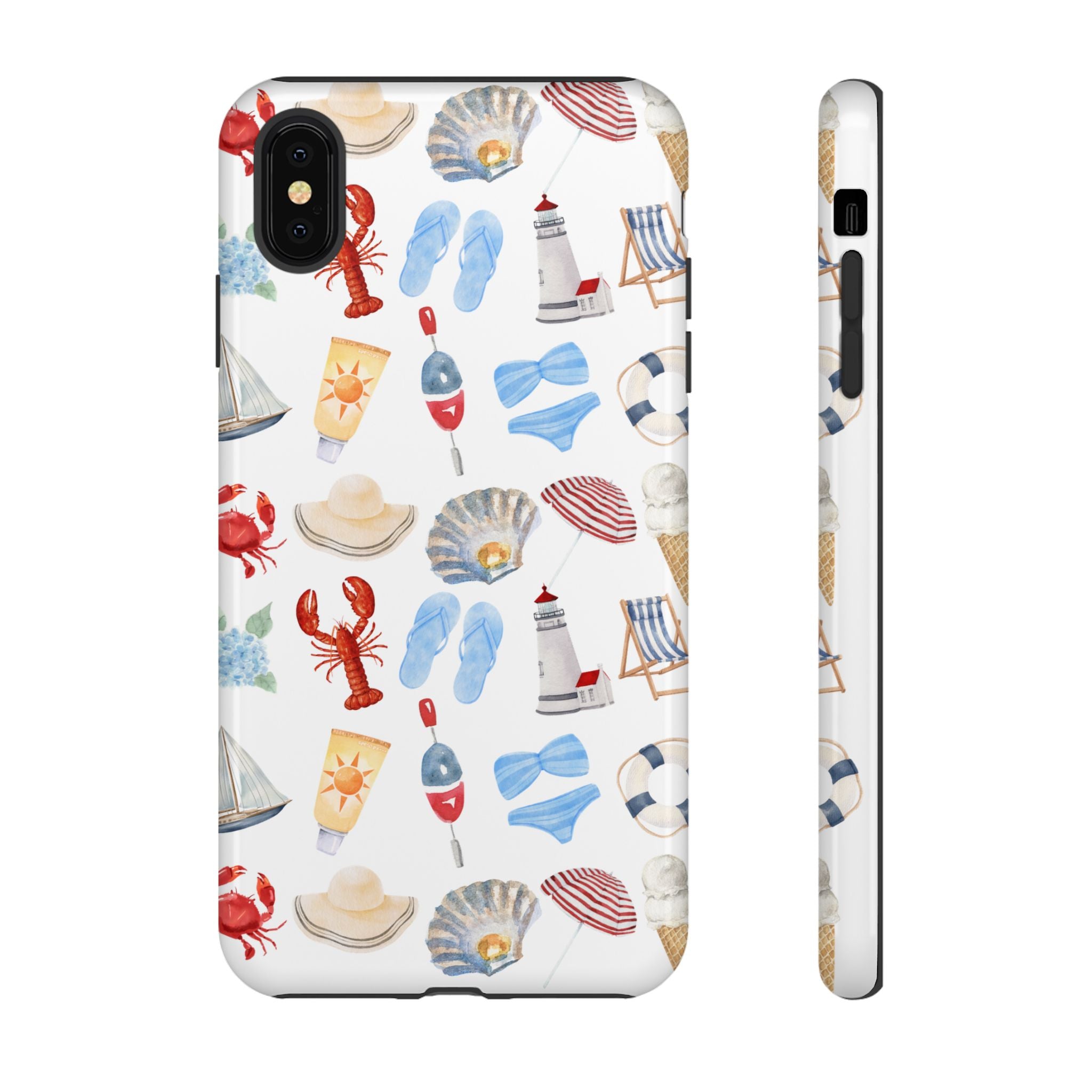 Coastal Beach Pattern Phone Case