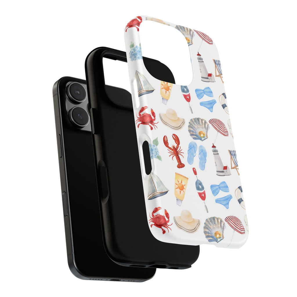 Coastal Beach Pattern Phone Case