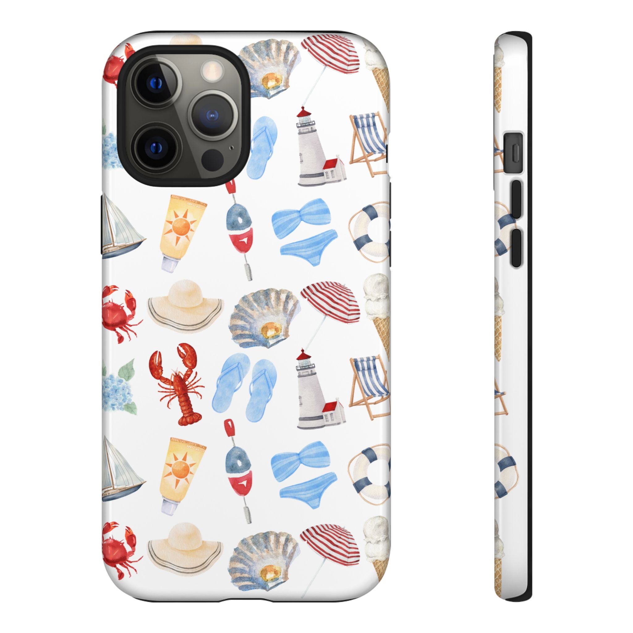 Coastal Beach Pattern Phone Case