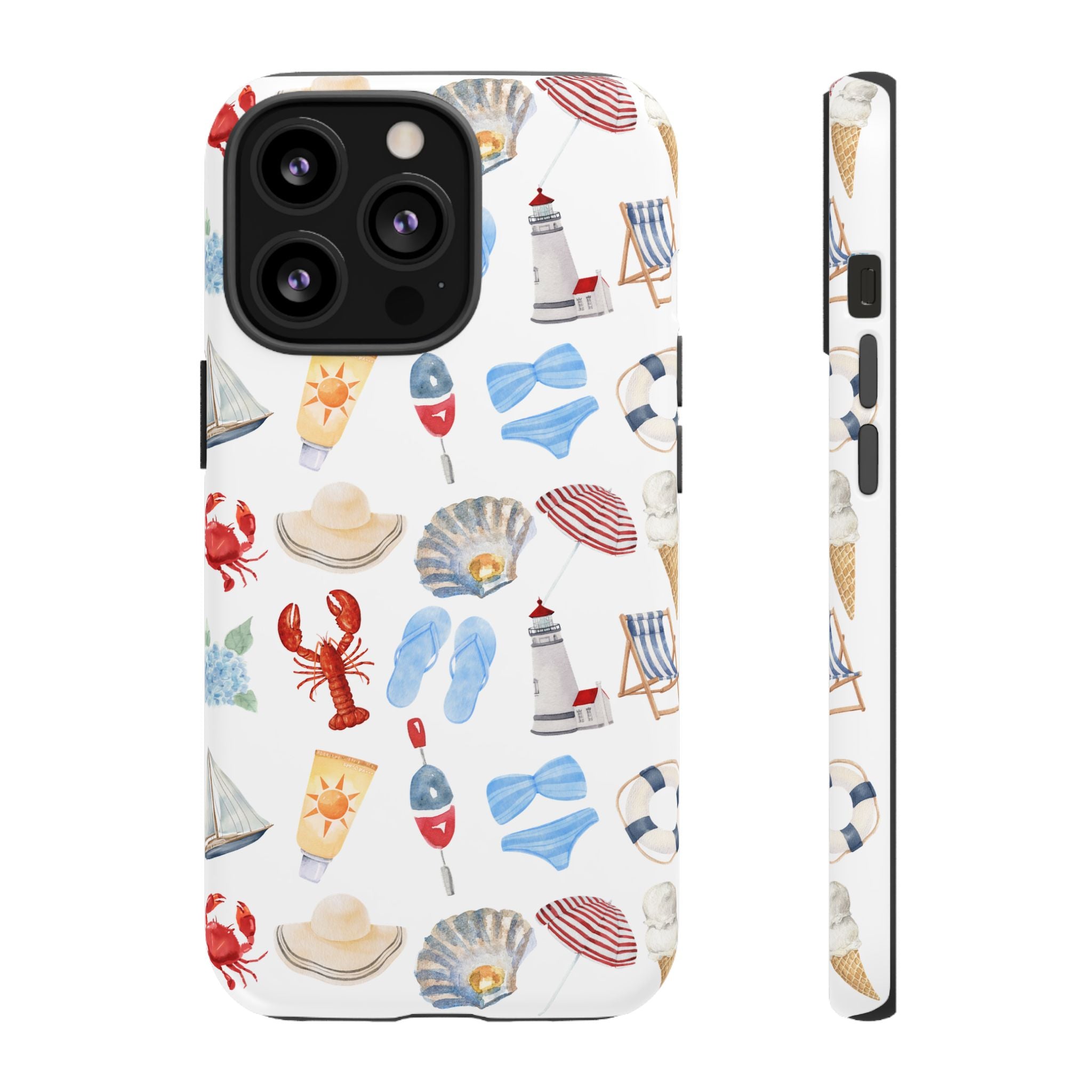 Coastal Beach Pattern Phone Case