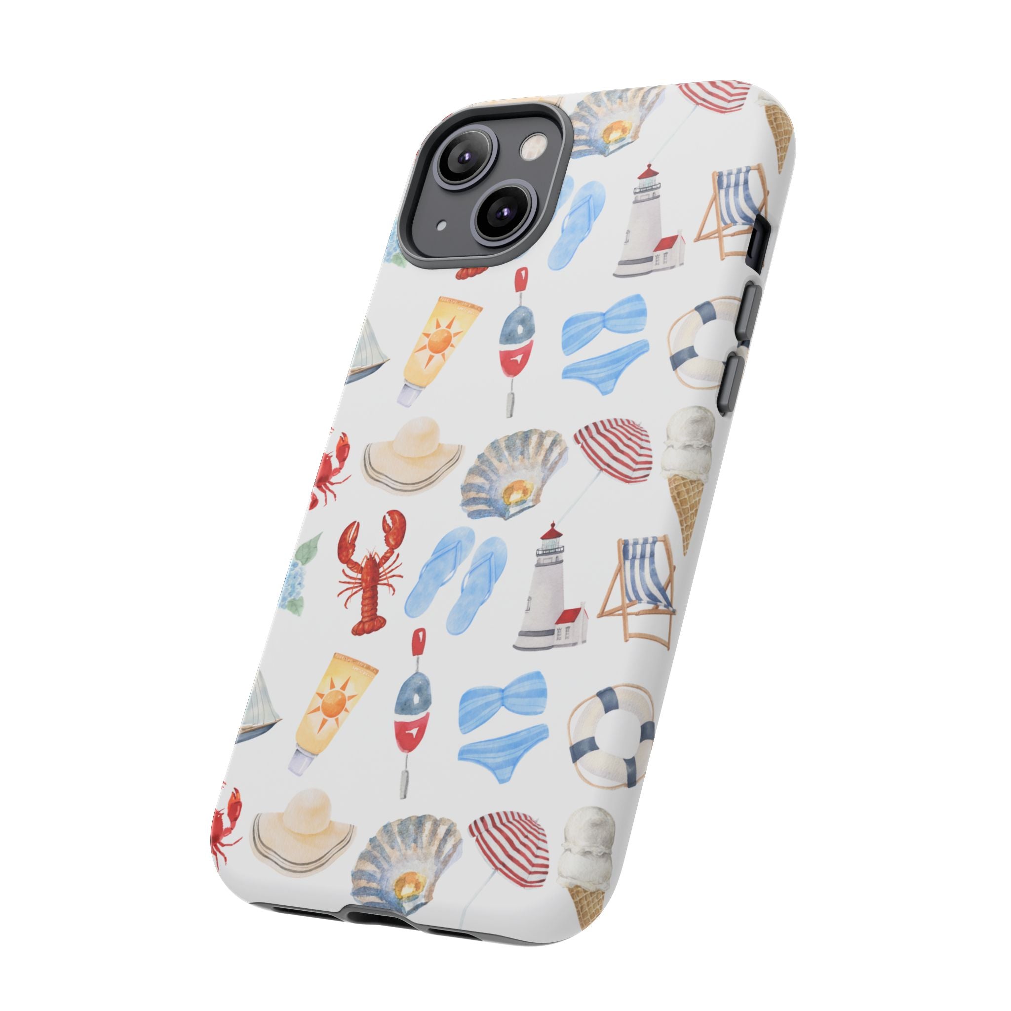 Coastal Beach Pattern Phone Case